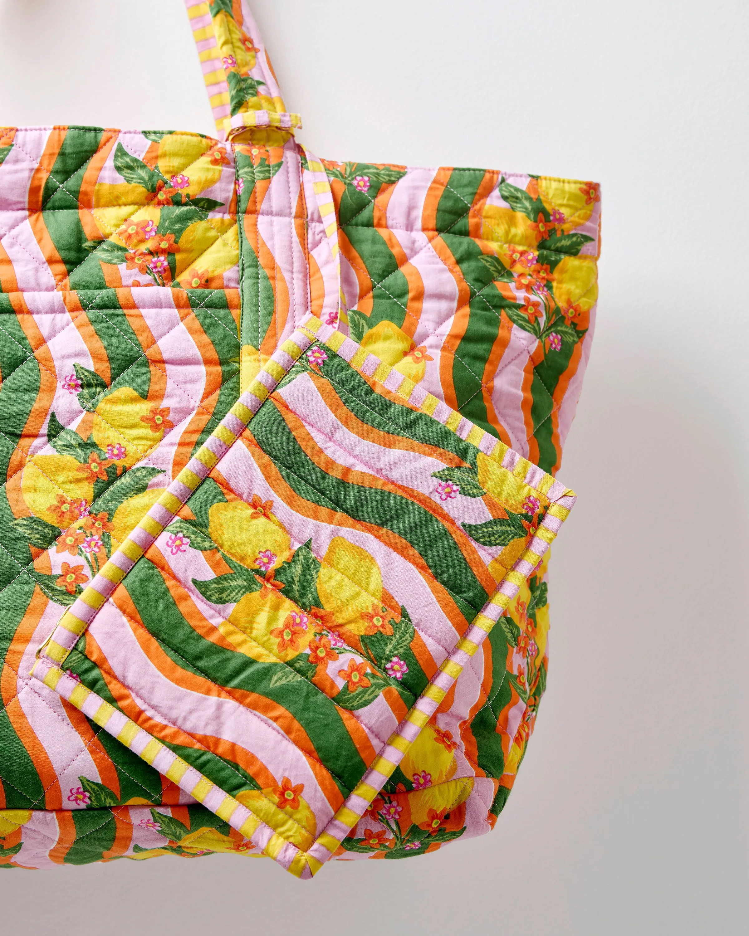 Lemon Twist - Weekender Bag - Limoncello sold by Printfresh product image thumbnail 4