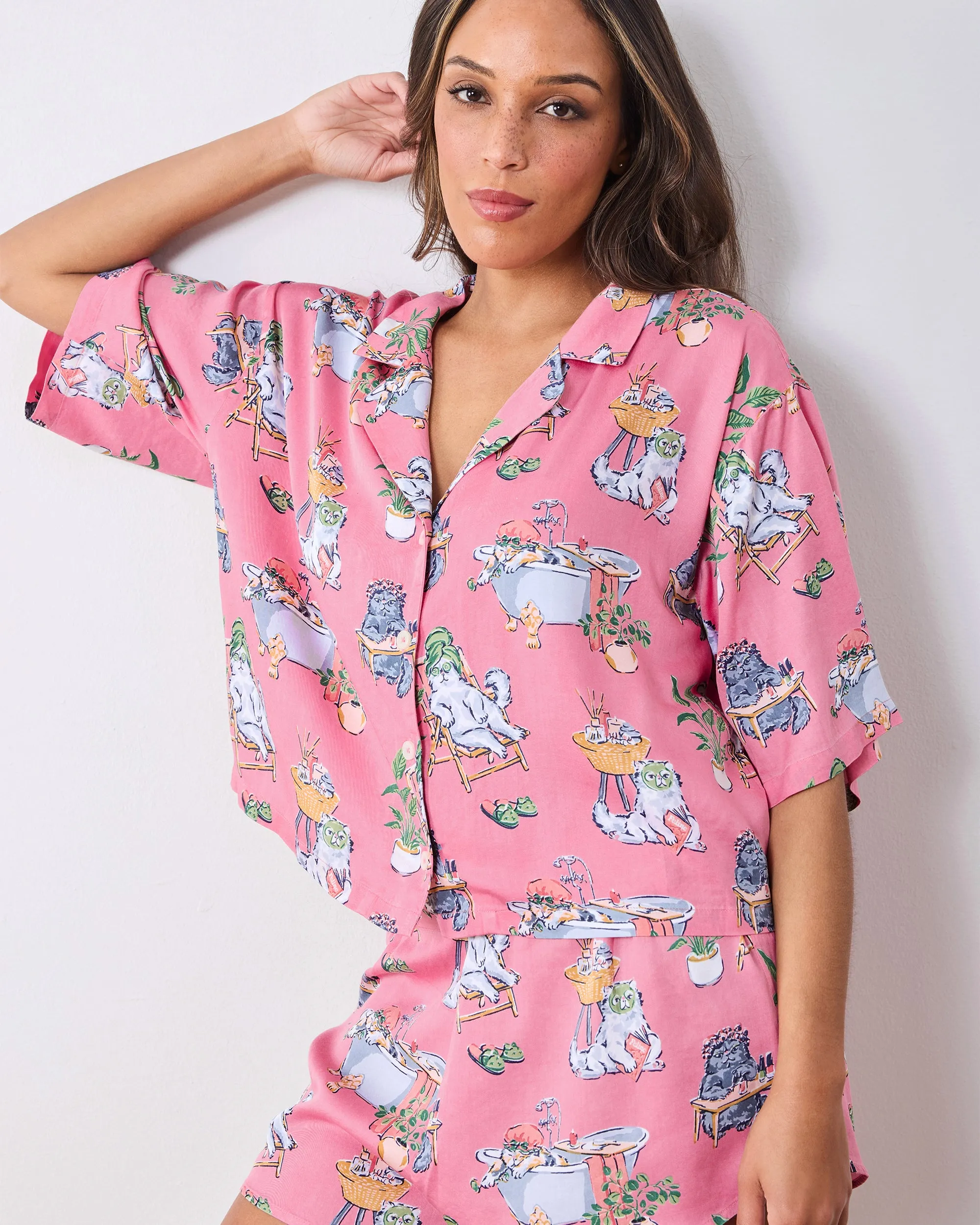 Spa Day - Eco Satin Sweet Dreams Set - Pink Polish sold by Printfresh