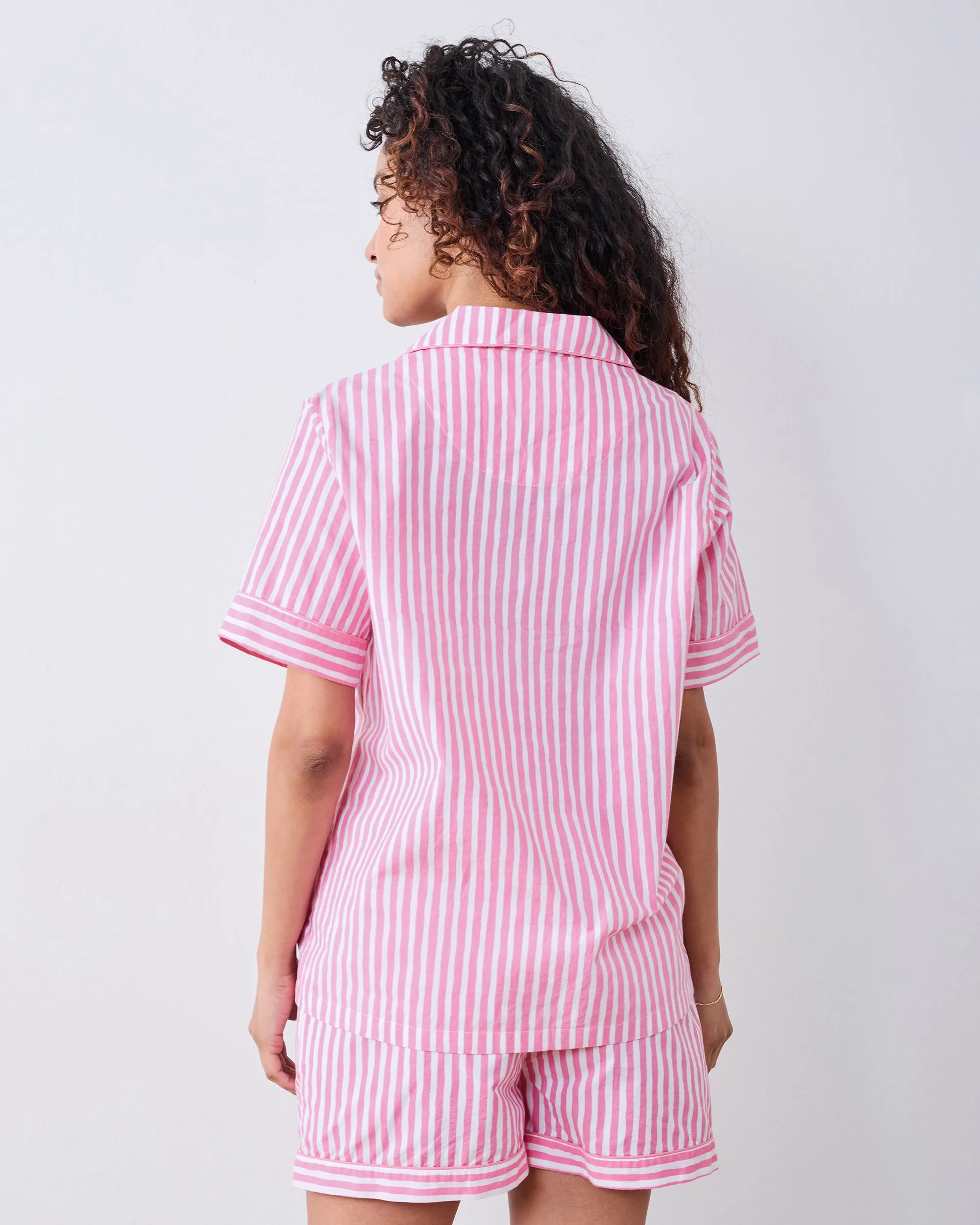 Spa Day Stripes - Short PJ Set - Pink Polish sold by Printfresh product image thumbnail 4