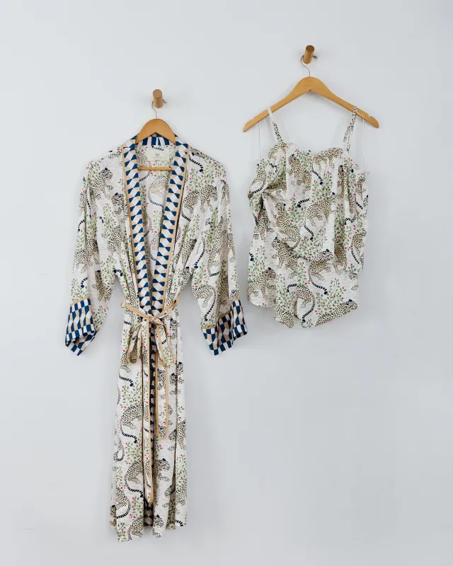 Bagheera - Eco Satin Robe & Getting Ready Set Bundle - Wedding Cake made by Printfresh