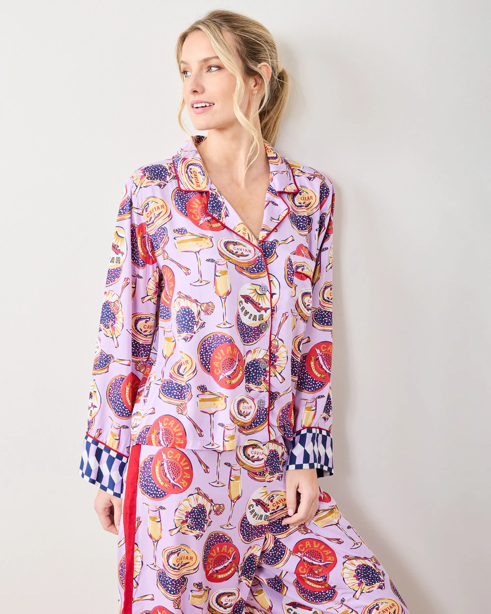 Champagne & Caviar - Petite Eco Satin Rittenhouse Set - Lavender Spritz sold by Printfresh