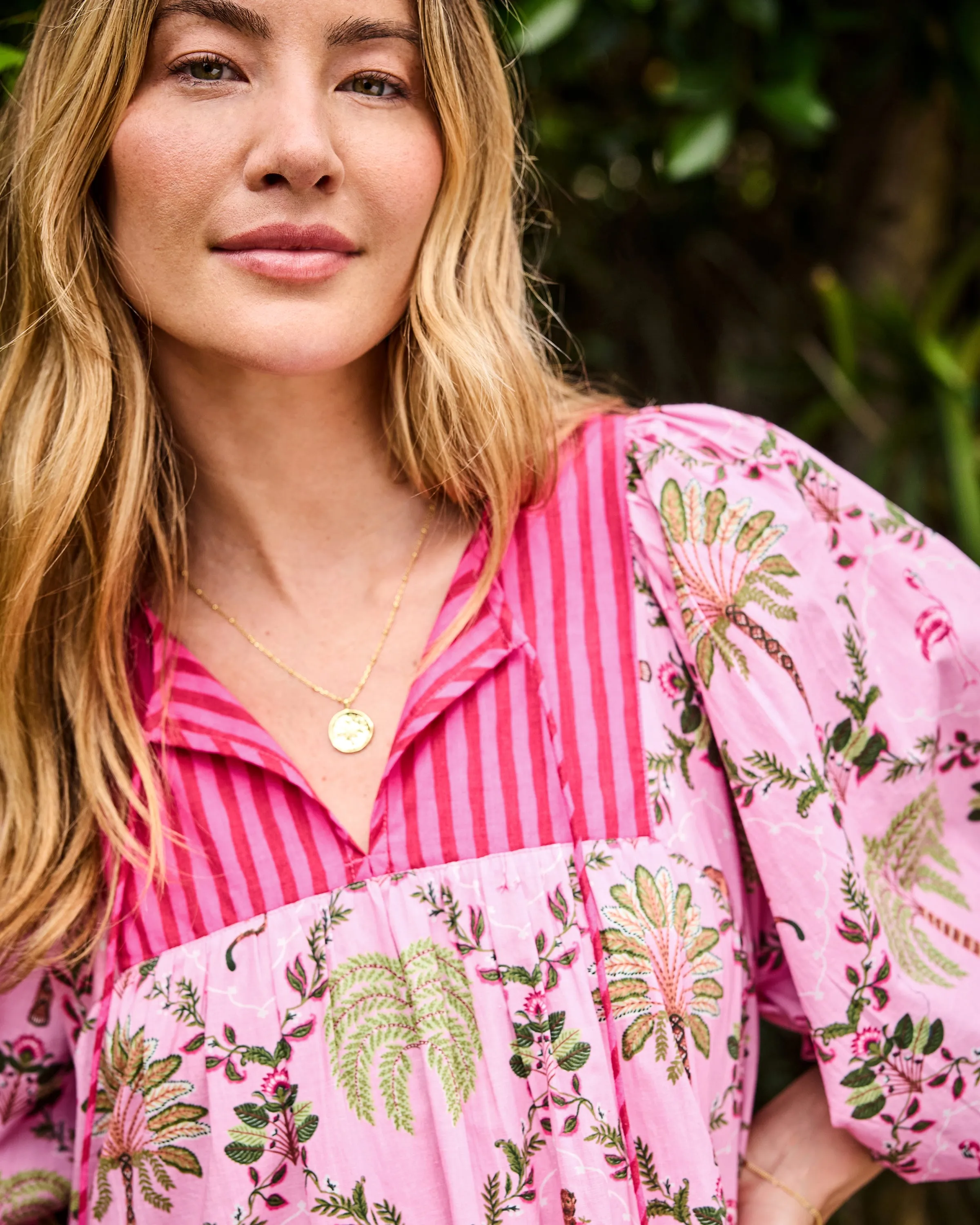 Island Muse - Flower Charmer Midi - Pink Flamingo sold by Printfresh product image thumbnail 3