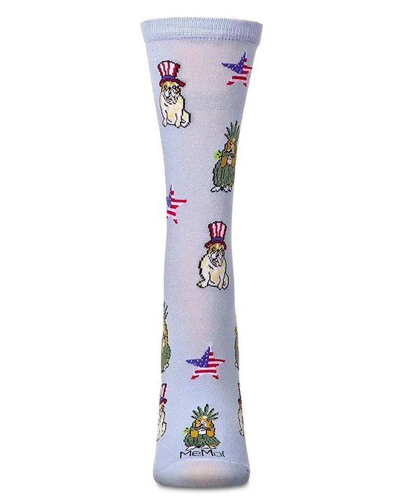 Multi - Patriotic Dog Socks - Infinity Classics sold by Printfresh product image thumbnail 2