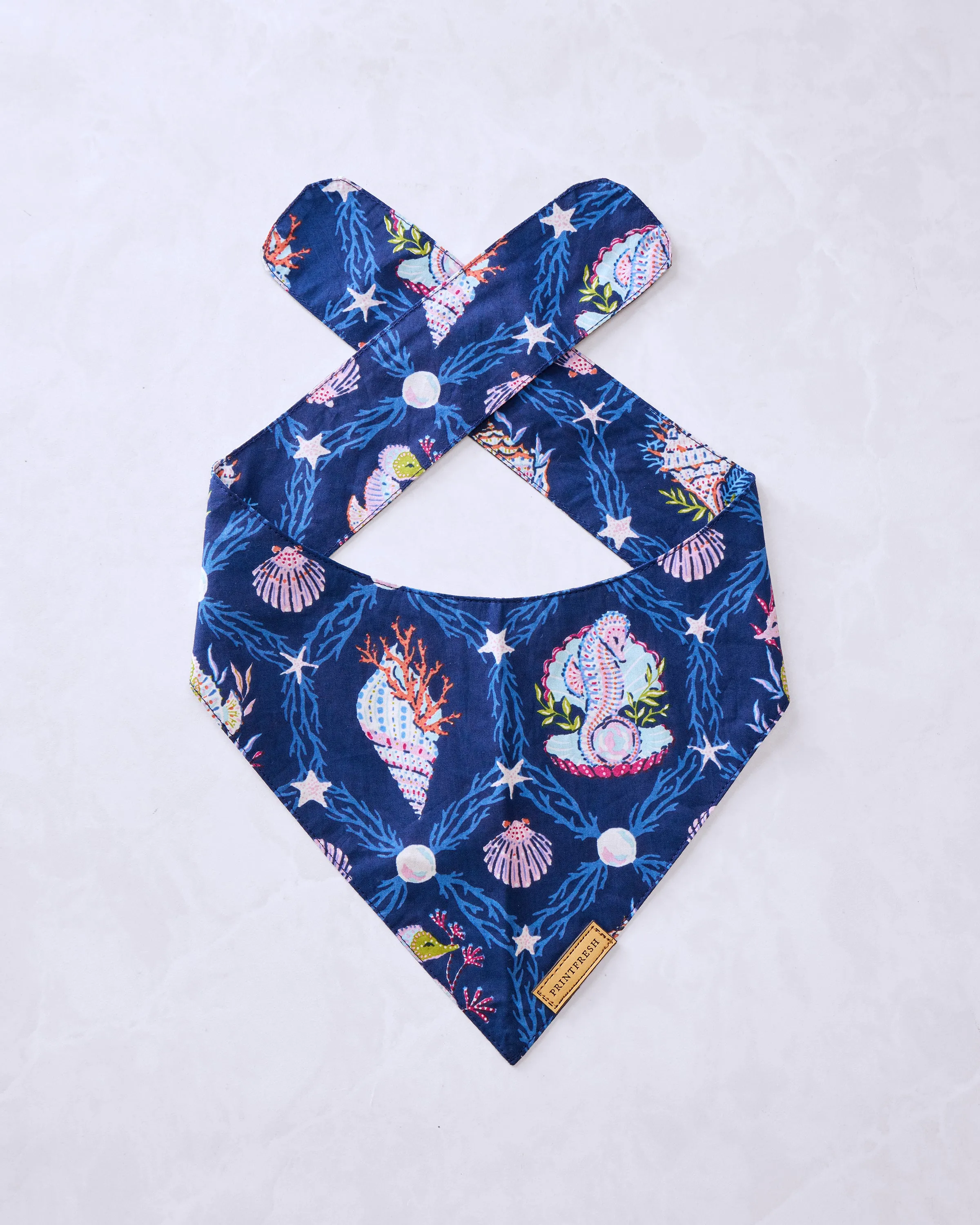 Underwater Enchantment - Pet Bandana - Navy sold by Printfresh product image thumbnail 2