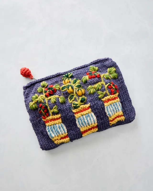 Kitchen Garden - Veggie Pouch - Navy made by Printfresh