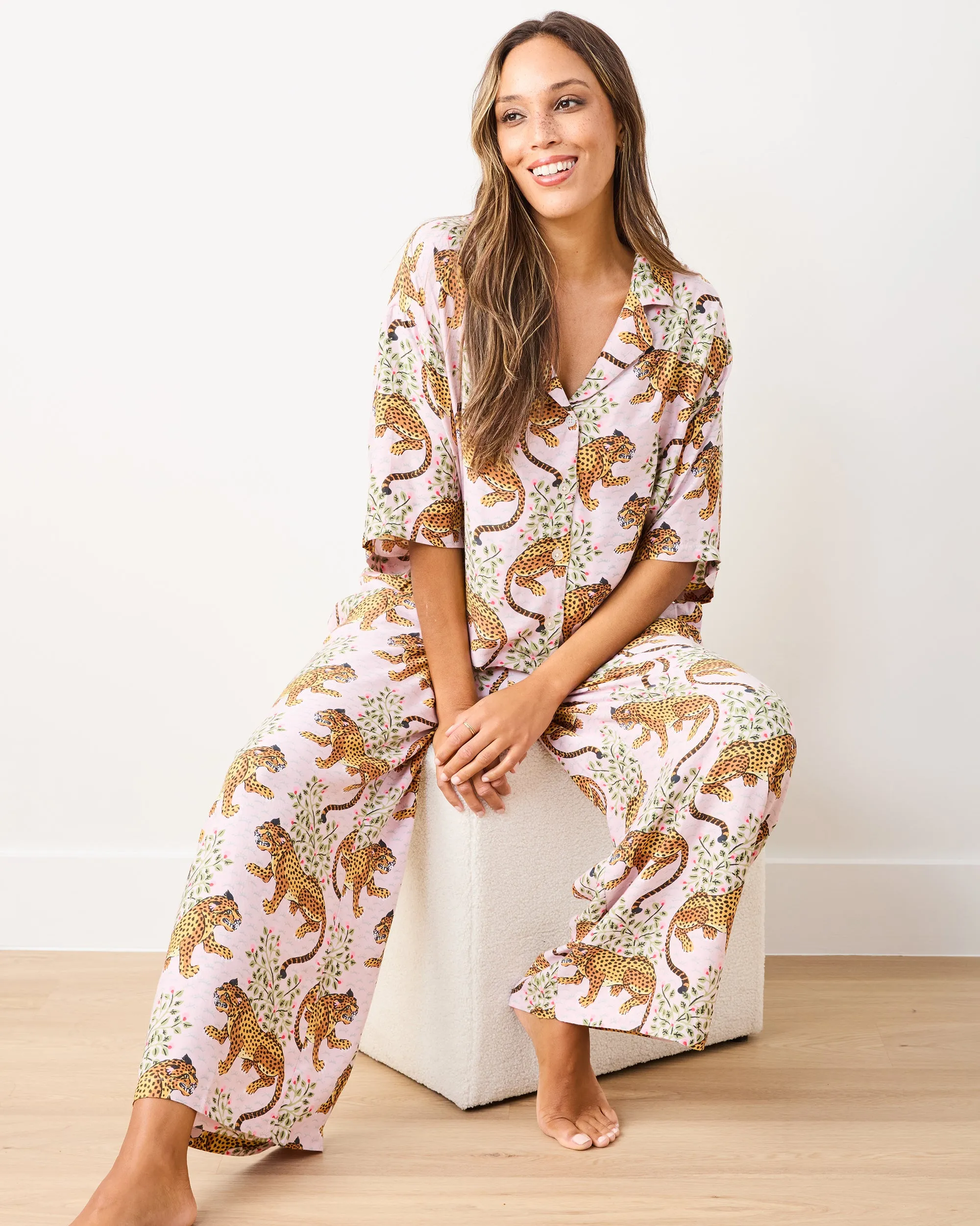 Bagheera - Original Fit Tall Eco Satin Wildest Dreams Set - Blush sold by Printfresh product image thumbnail 2