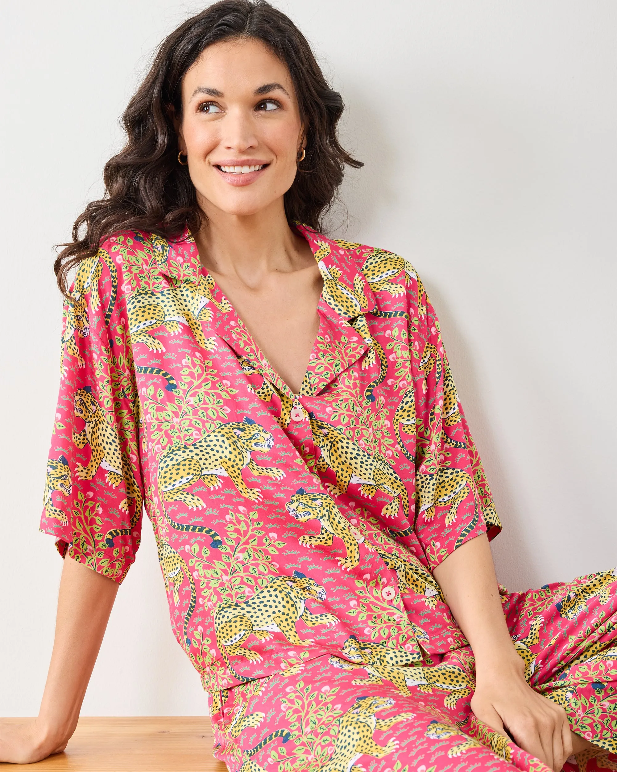 Bagheera - Original Fit Eco Satin Wildest Dreams Set - Hot Pink sold by Printfresh product image thumbnail 2