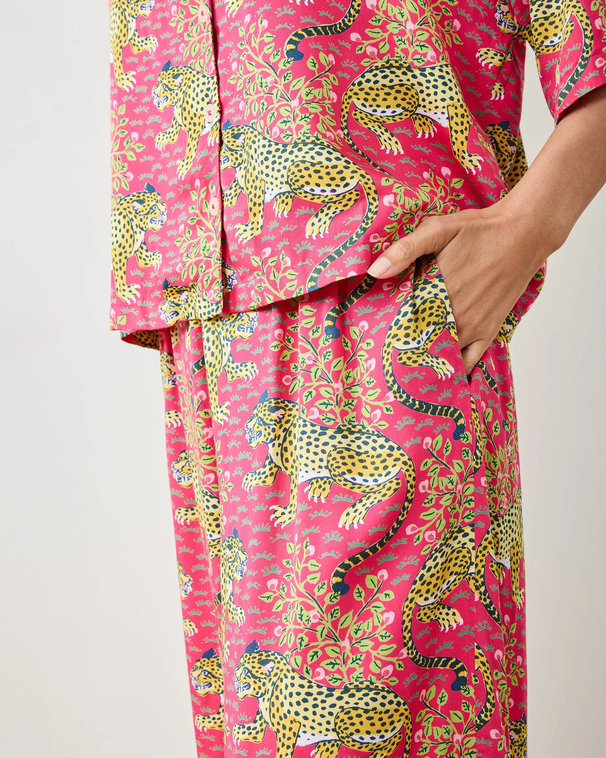 Bagheera - Original Fit Eco Satin Wildest Dreams Set - Hot Pink sold by Printfresh product image thumbnail 4