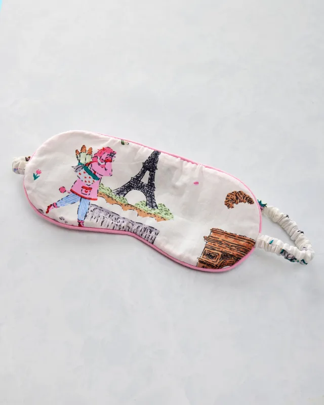 Paris Getaway - Eye Mask - Cloud made by Printfresh
