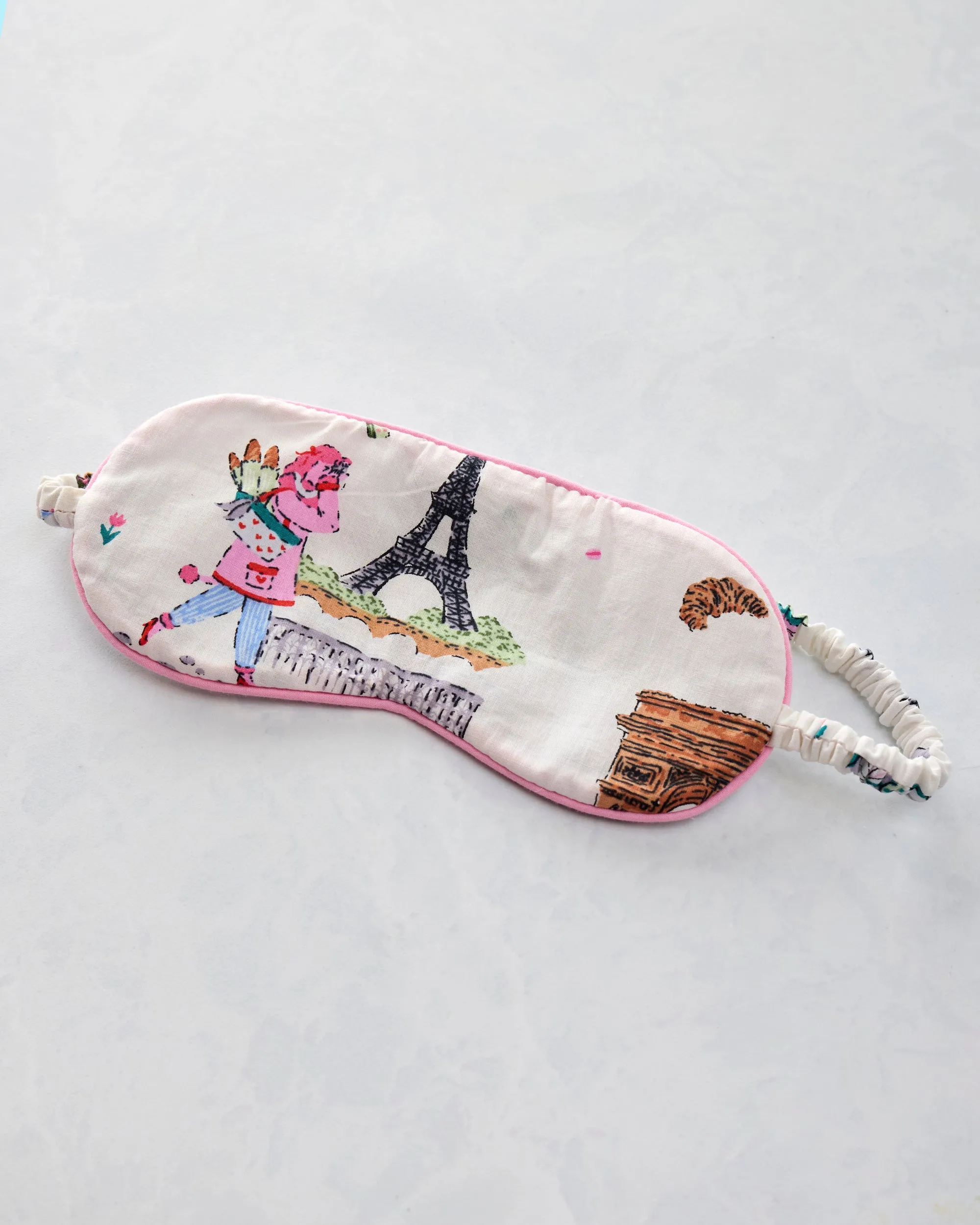Paris Getaway - Eye Mask - Cloud sold by Printfresh