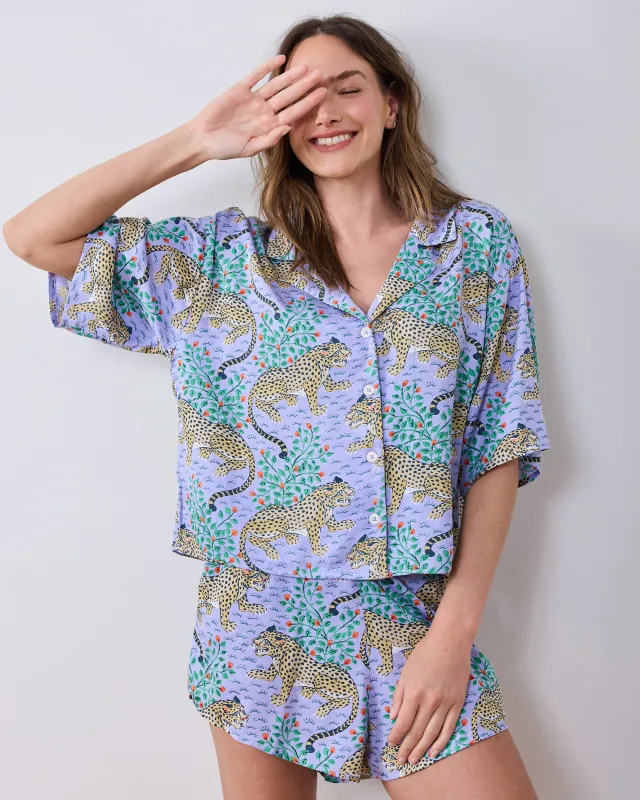Bagheera - Eco Satin Sweet Dreams Set - Lilac made by Printfresh