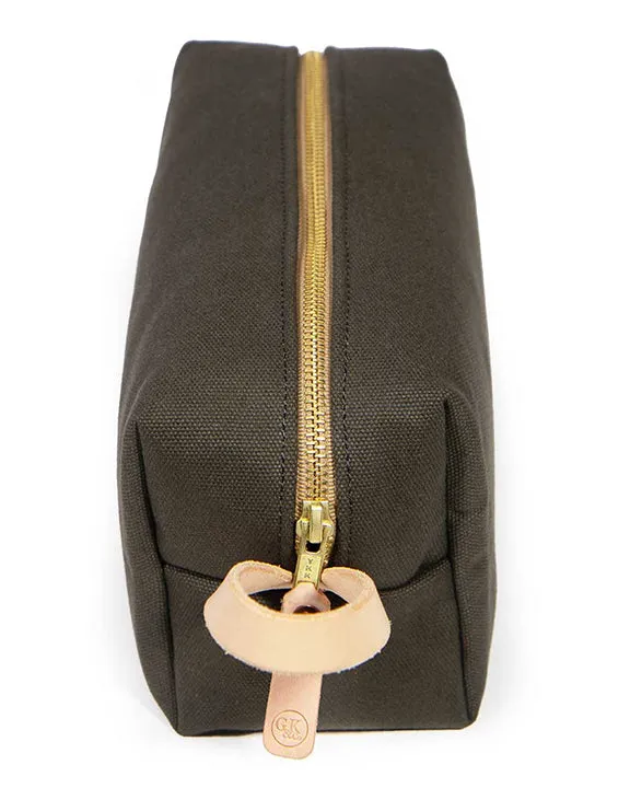 Olive - Canvas Travel Kit - General Knot & Co. sold by Printfresh product image thumbnail 4