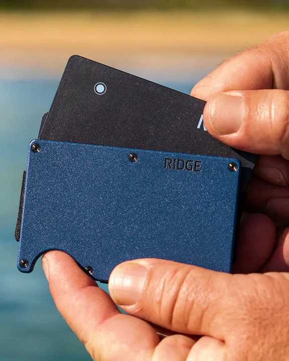 Navy Blue - Ridge Wallet - Ridge Wallet sold by Printfresh product image thumbnail 2