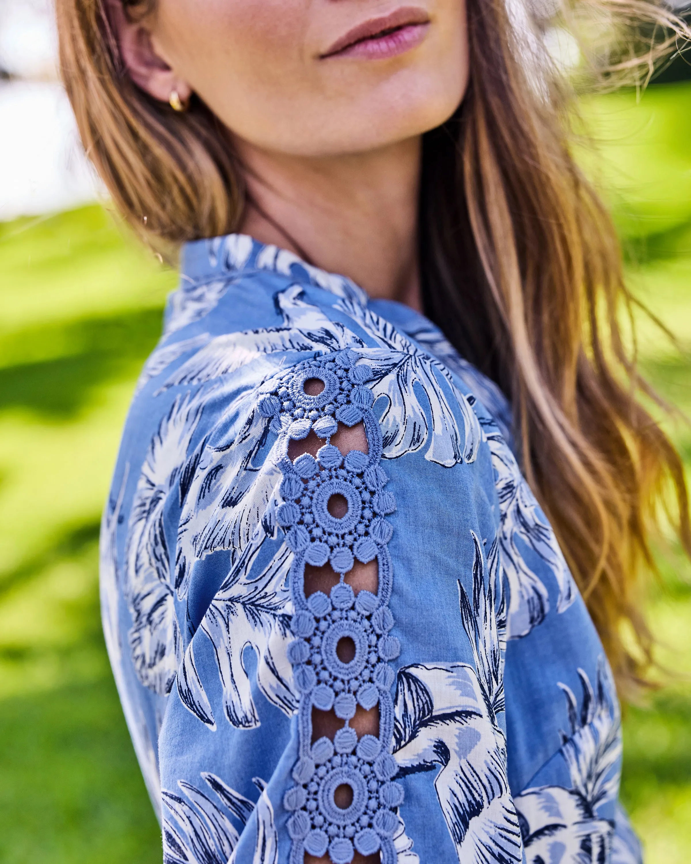 Heron Landing - Monroe Dress - Saltwater sold by Printfresh product image thumbnail 4