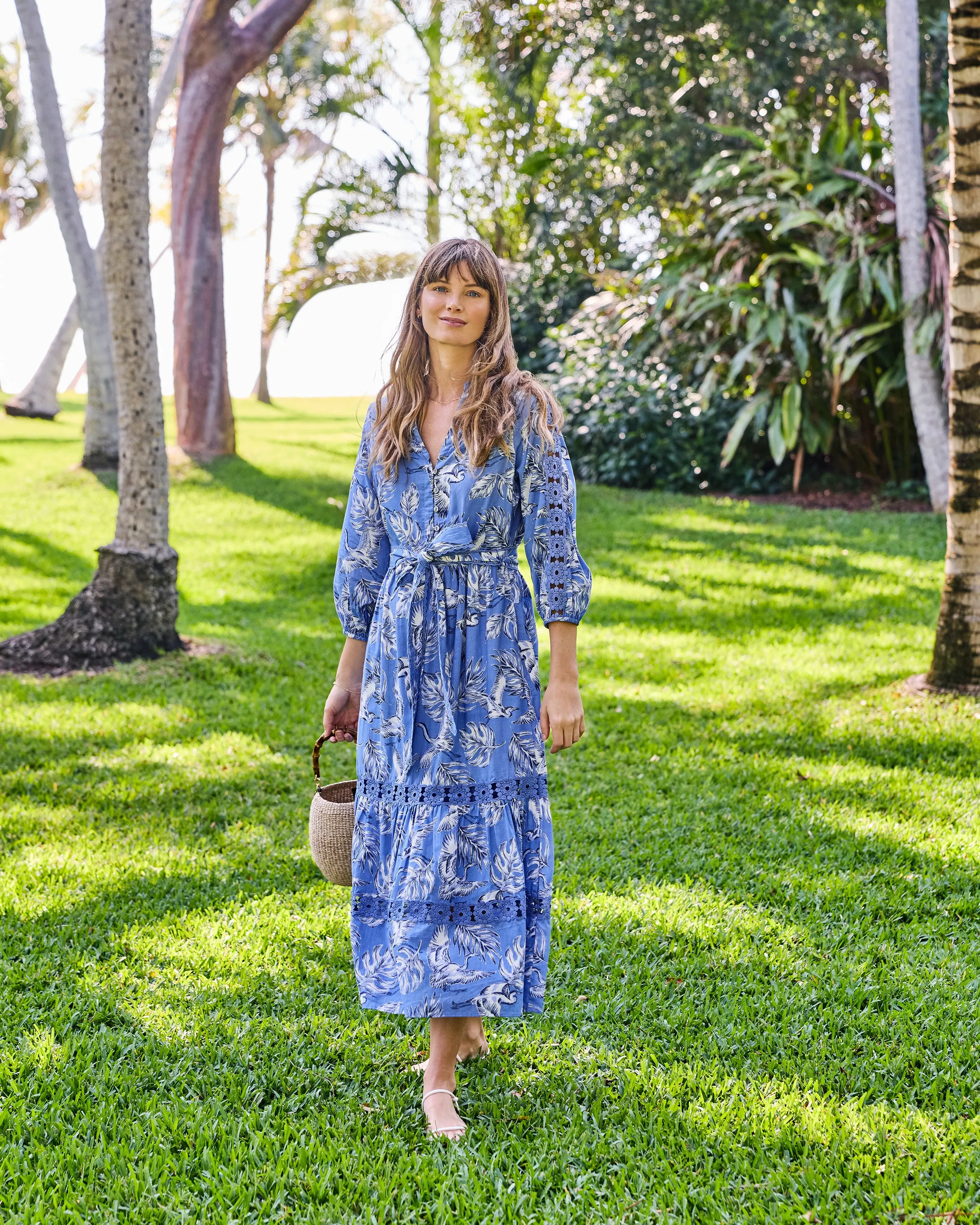 Heron Landing - Monroe Dress - Saltwater sold by Printfresh product image thumbnail 5