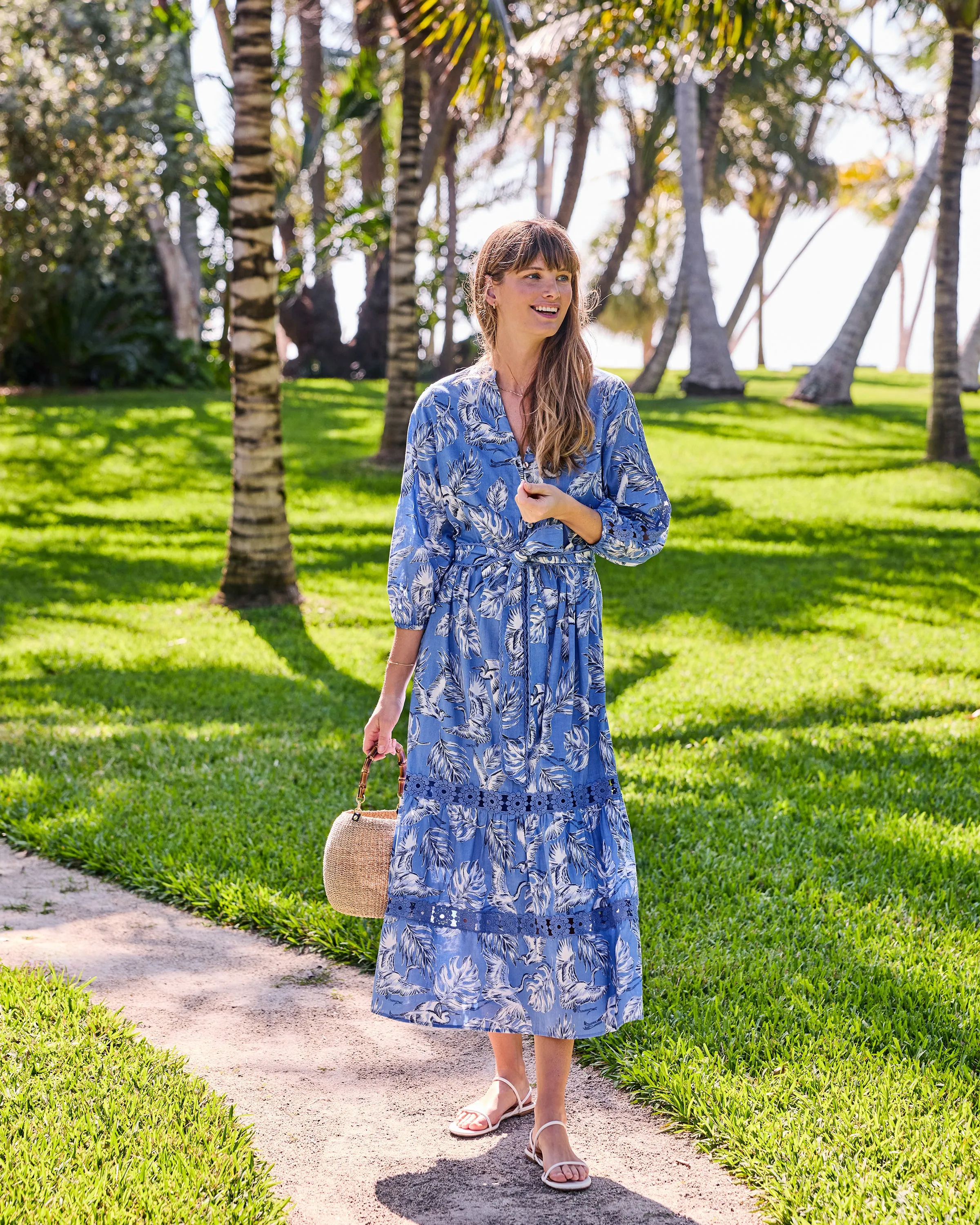 Heron Landing - Monroe Dress - Saltwater sold by Printfresh product image thumbnail 3