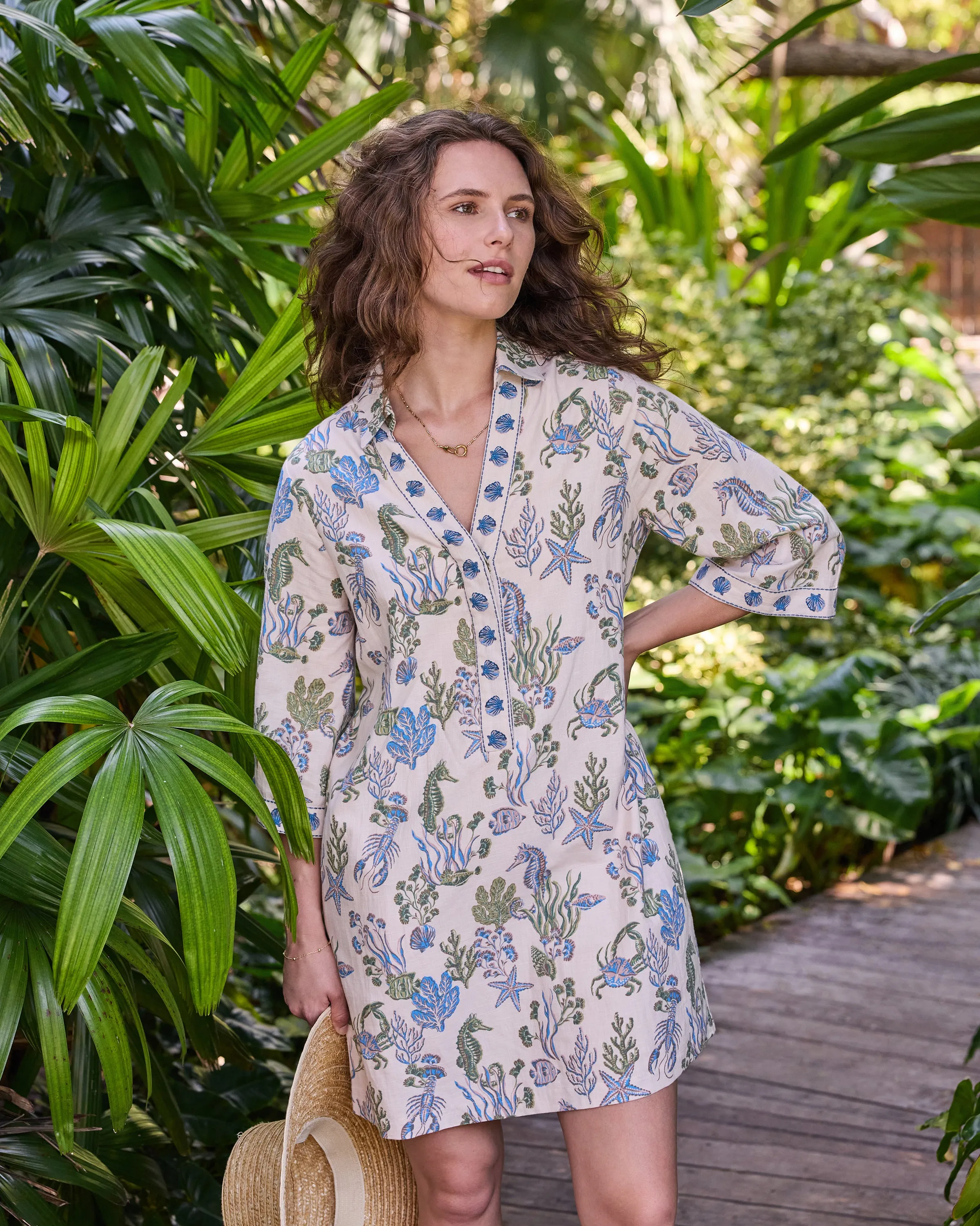 Saltwater Serenity - Goa Dress - Sand sold by Printfresh product image thumbnail 4