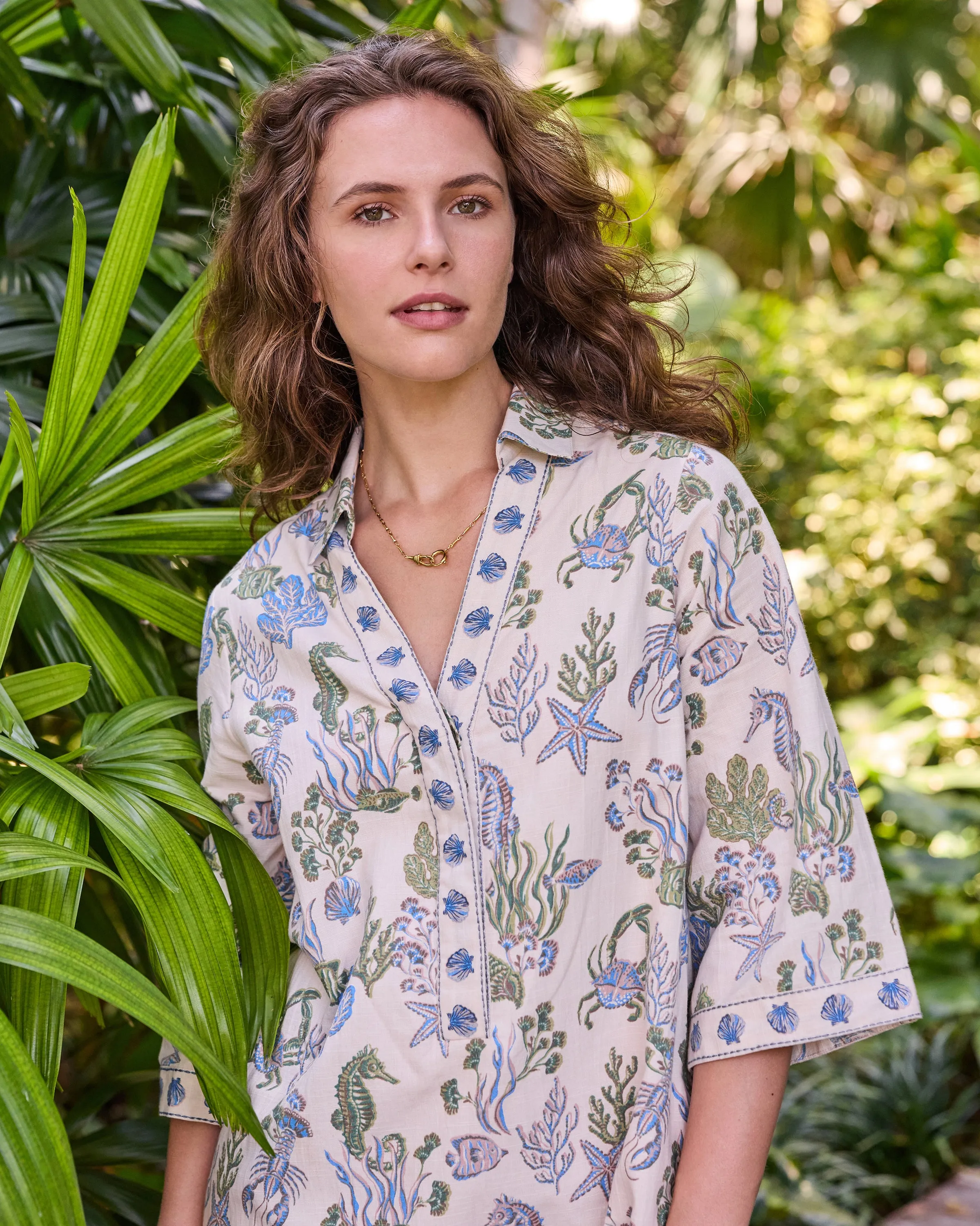 Saltwater Serenity - Goa Dress - Sand sold by Printfresh product image thumbnail 2