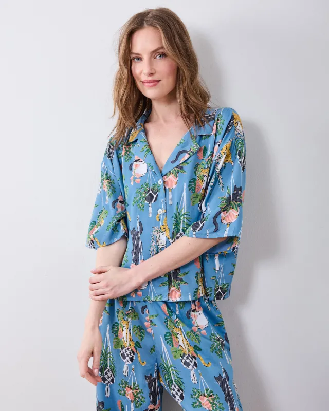 Macrame Mischief - Eco Satin Wildest Dreams Set - Slate Blue made by Printfresh