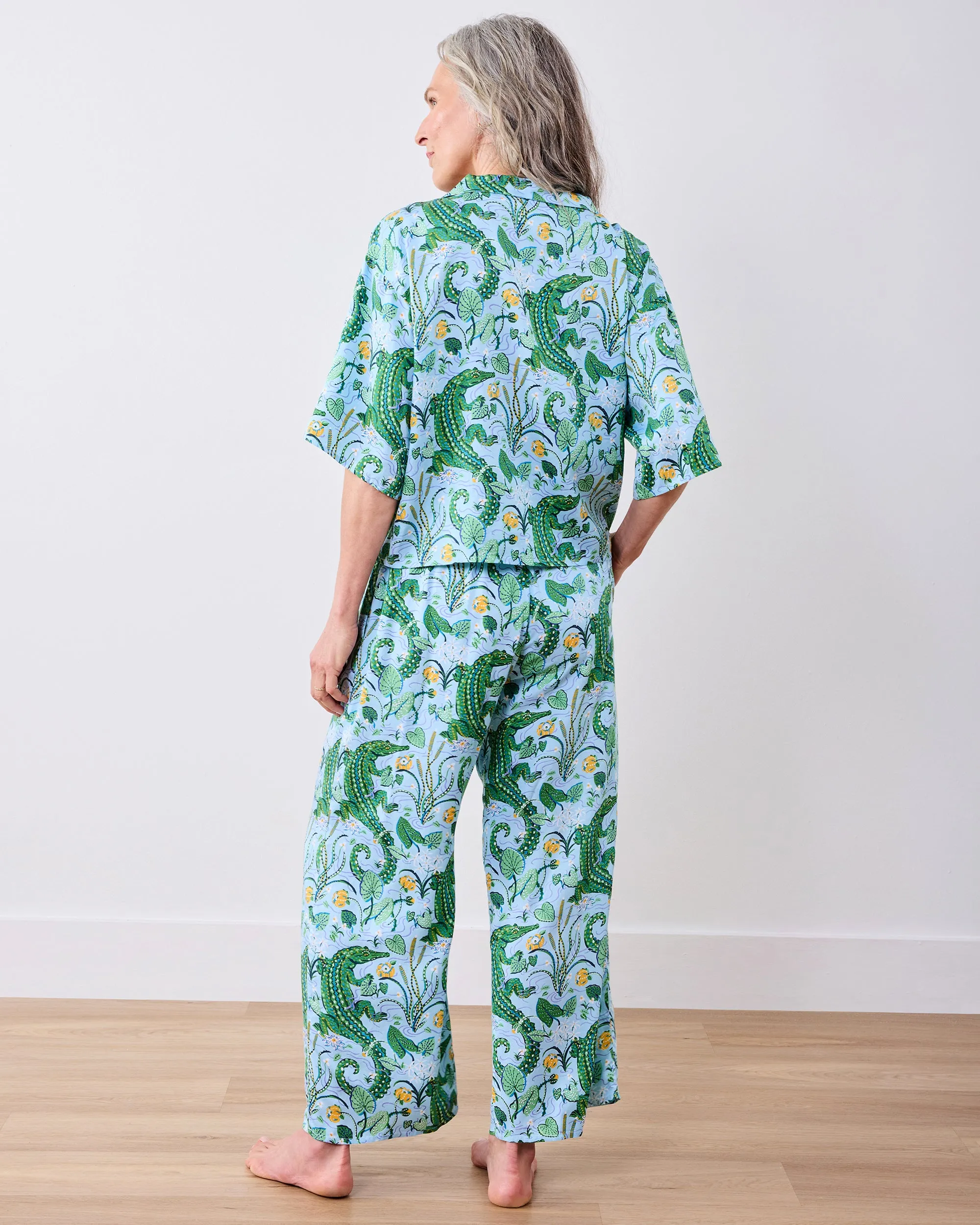 Gator Grove - Tall Eco Satin Wildest Dreams Set - Blue Lagoon sold by Printfresh product image thumbnail 5