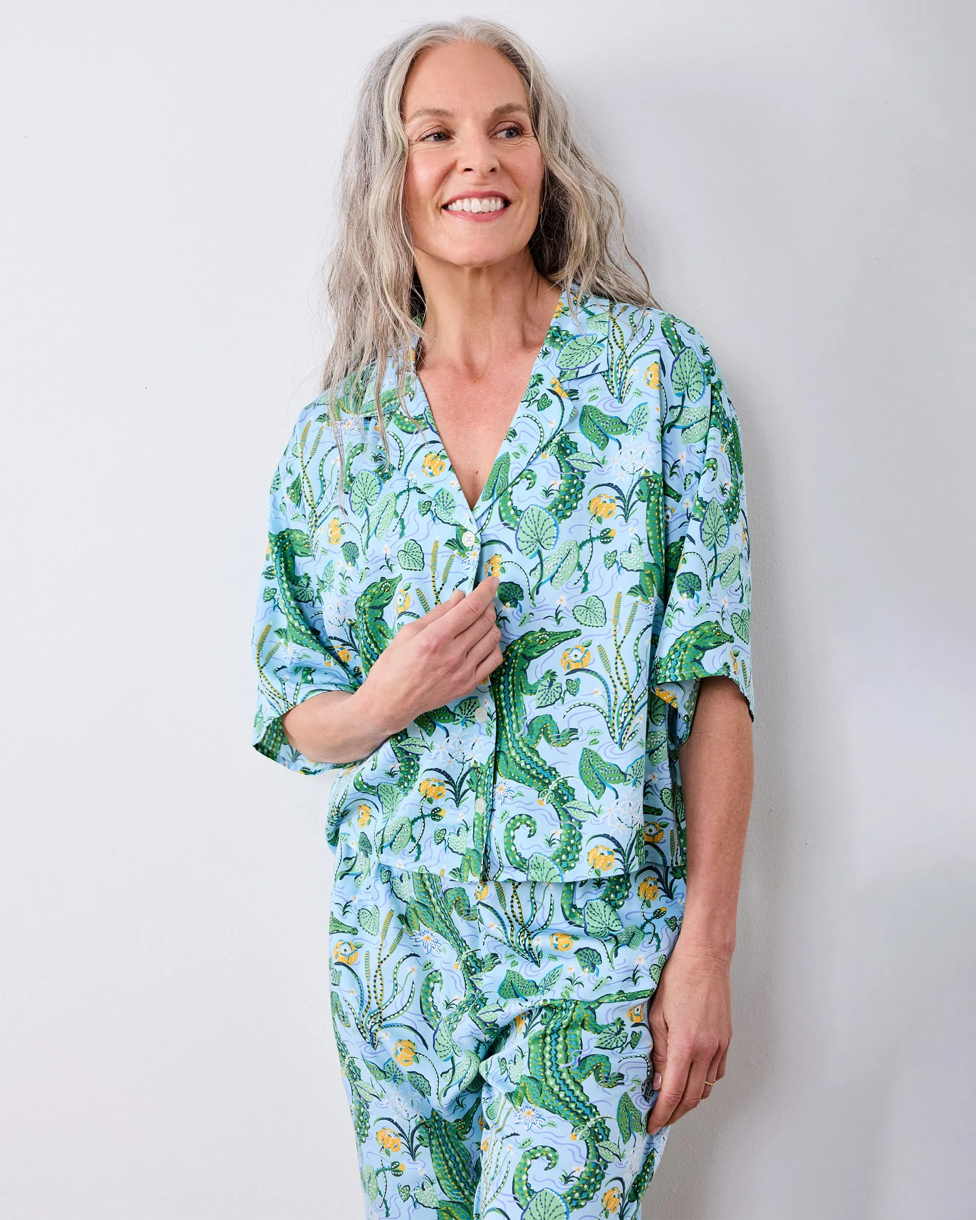 Gator Grove - Eco Satin Wildest Dreams Set - Blue Lagoon sold by Printfresh product image thumbnail 5