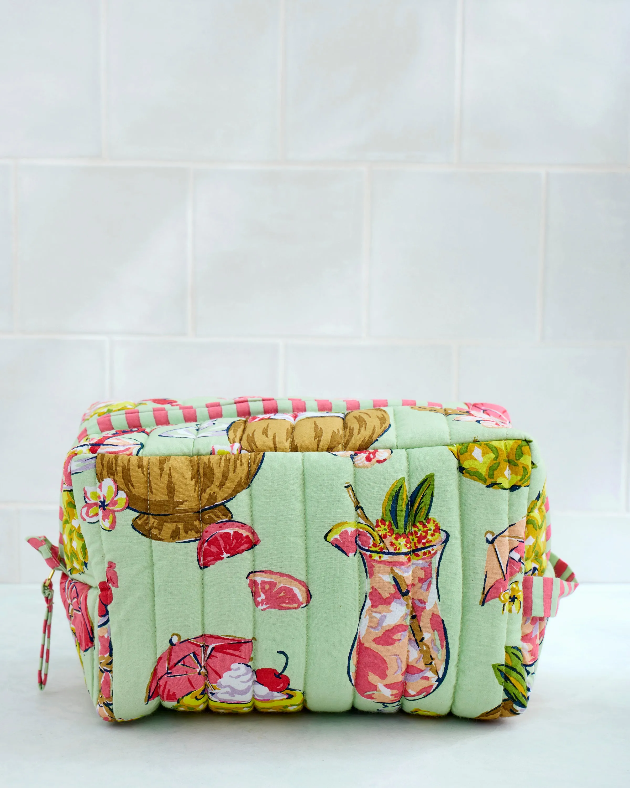 Paradise Punch - Quilted Pouch - Mojito sold by Printfresh product image thumbnail 4