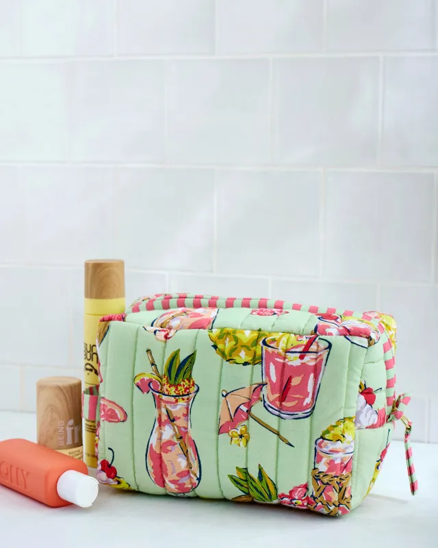 Paradise Punch - Quilted Pouch - Mojito made by Printfresh