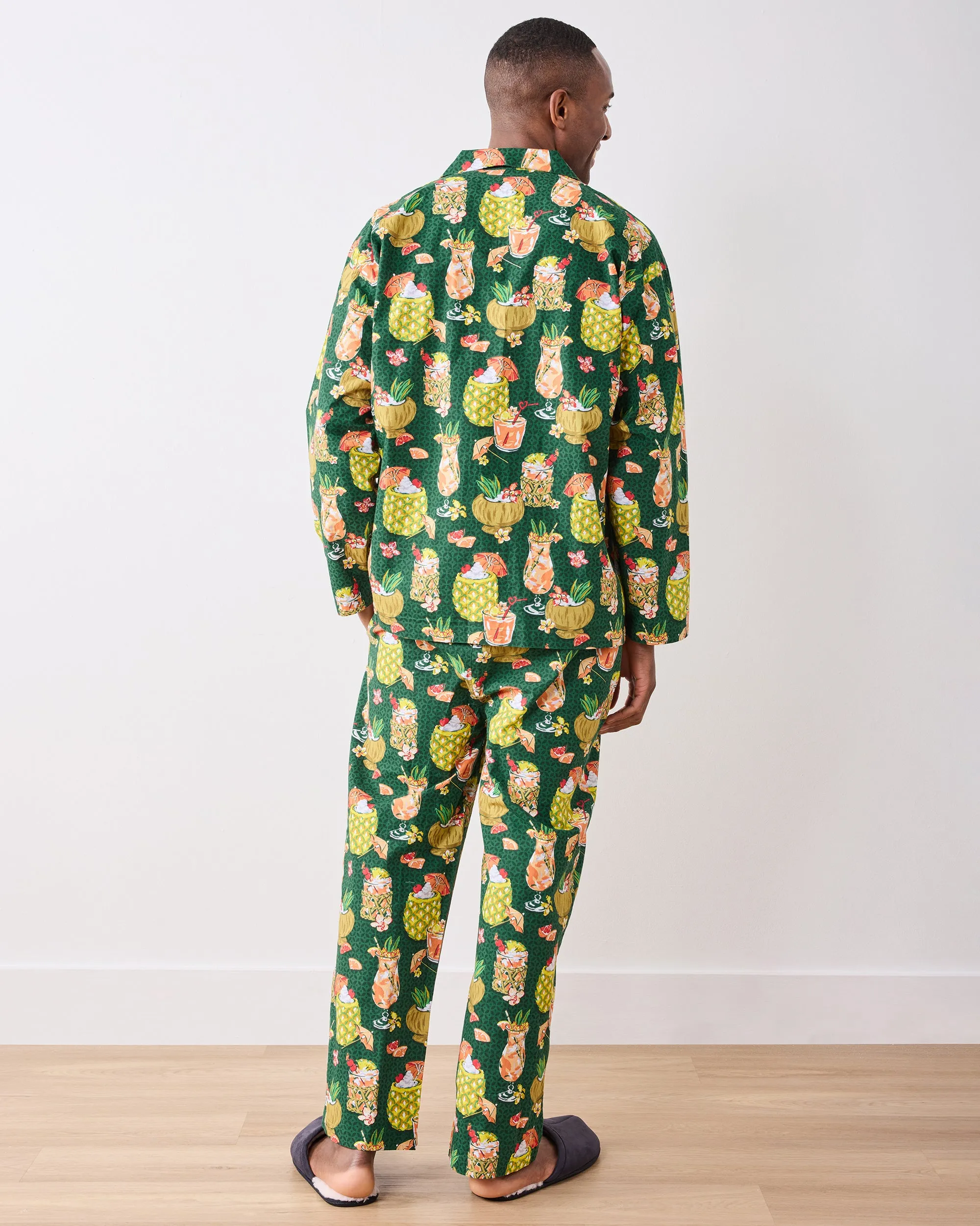 Paradise Punch - Men’s Long PJ Set - Emerald Isle sold by Printfresh product image thumbnail 5