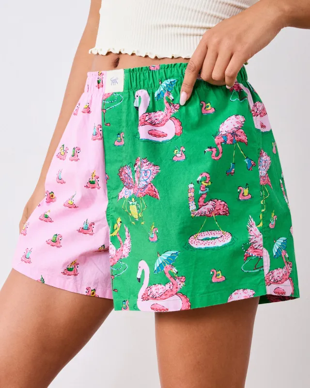 Flock Party - Boyfriend Boxer - Palm Frond made by Printfresh