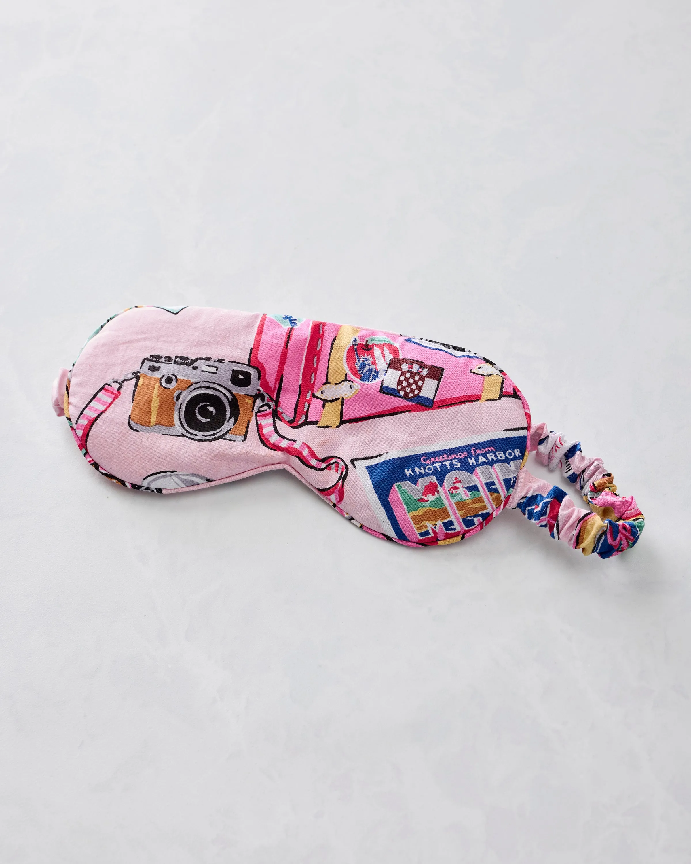 Emotional Baggage - Eye Mask - Happy Place Pink sold by Printfresh