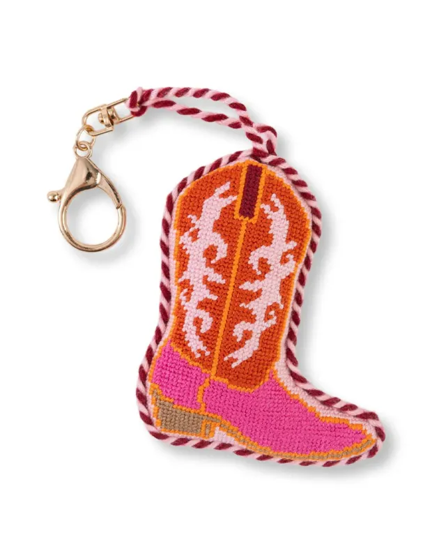 Pink - Cowboy Boot Bag Charm - Furbish Studio made by Printfresh