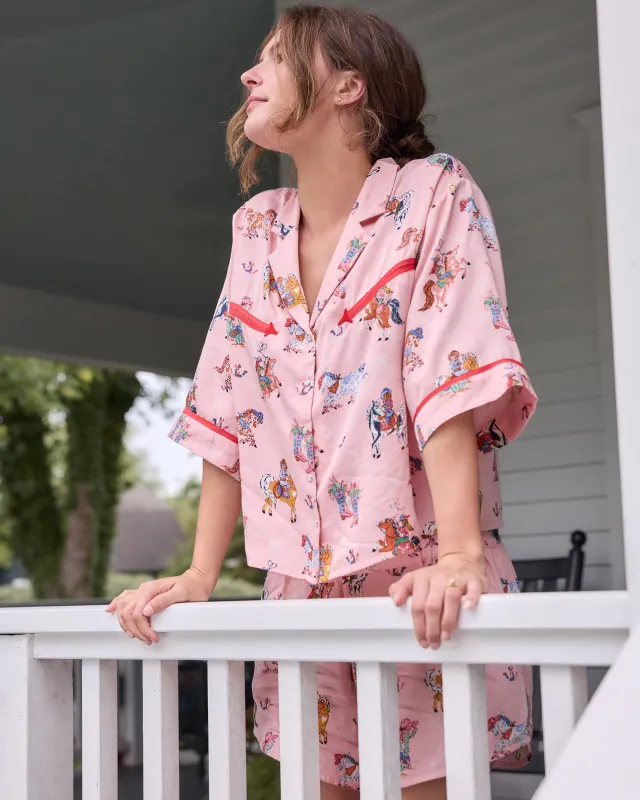 Cowgirl Chic - Eco Satin Moonrise Set - Desert Sky made by Printfresh