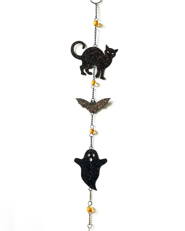 Black Combo - Halloween Wind Chime - Mira Fair Trade made by Printfresh