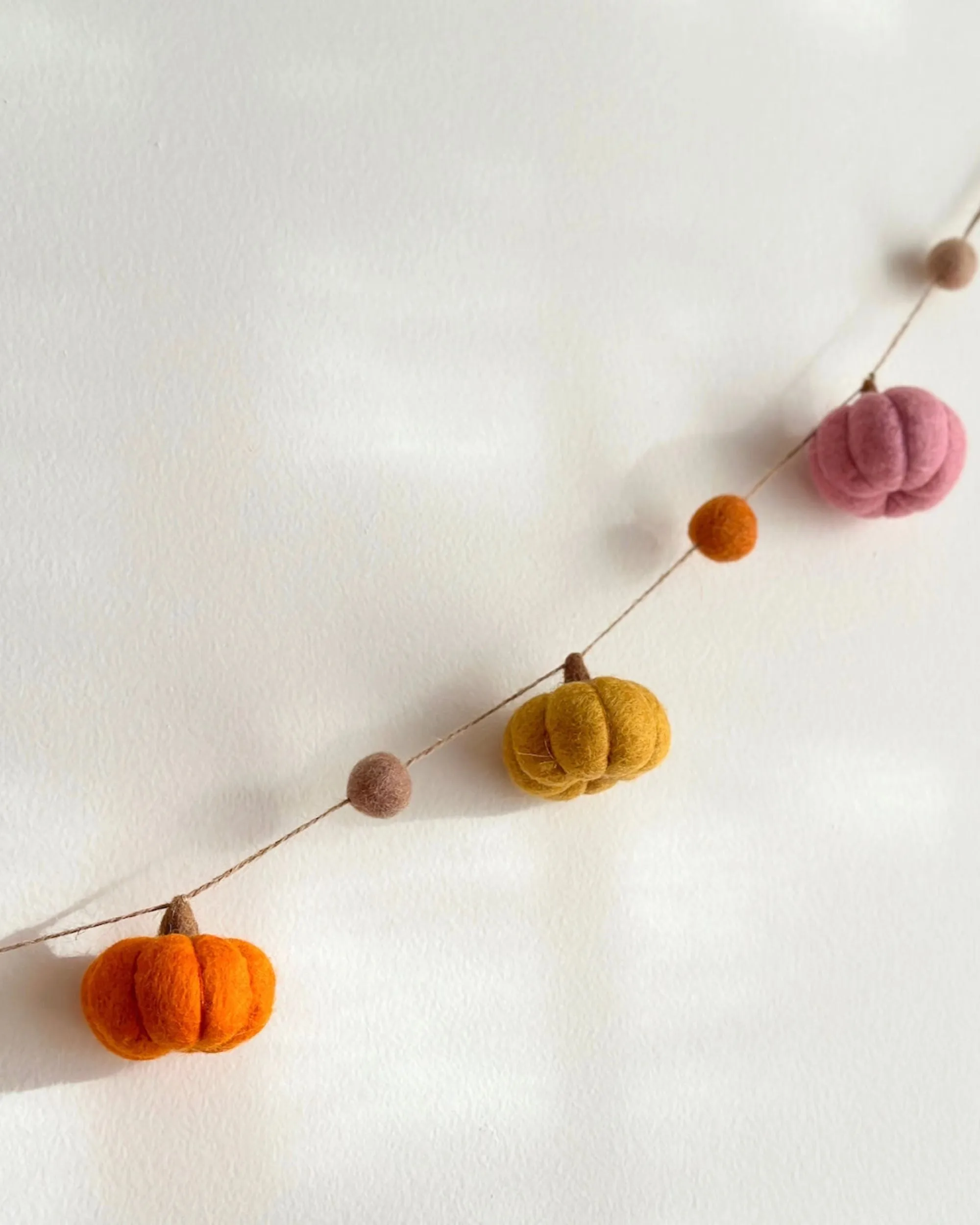 Orange Combo - Felt Pumpkin Garland - Ganapati sold by Printfresh product image thumbnail 4