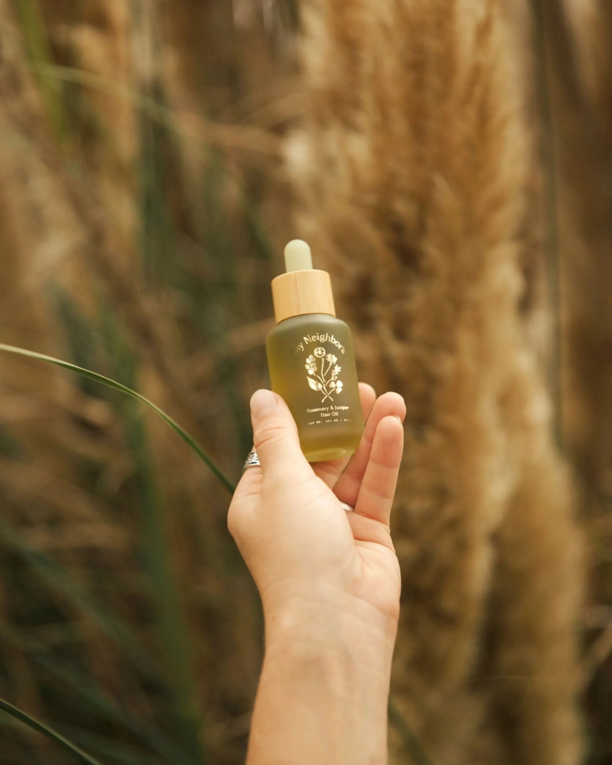 Juniper Combo - Rosemary & Juniper Hair Oil - My Neighbor's sold by Printfresh product image thumbnail 2