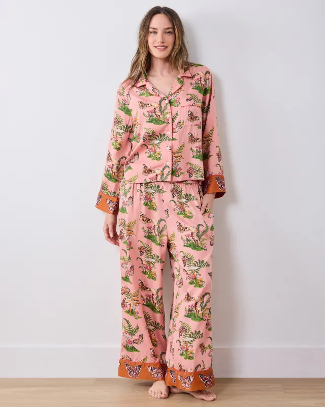 Butterfly Forager - Tall Eco Satin Soho Set - Rosewood made by Printfresh