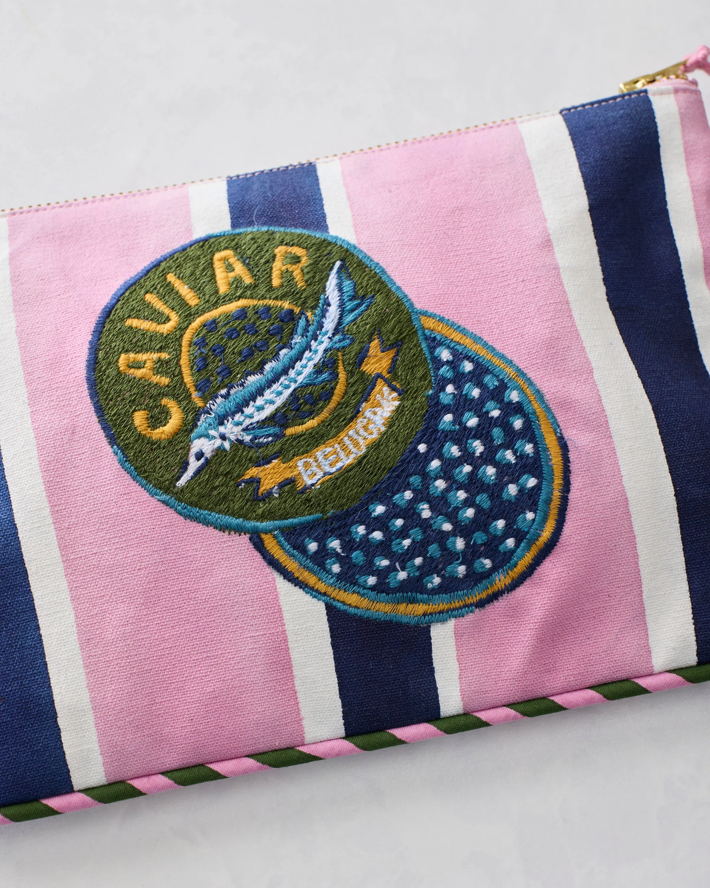 Champagne & Caviar - Canvas Pouch - Harbor Rose sold by Printfresh product image thumbnail 2