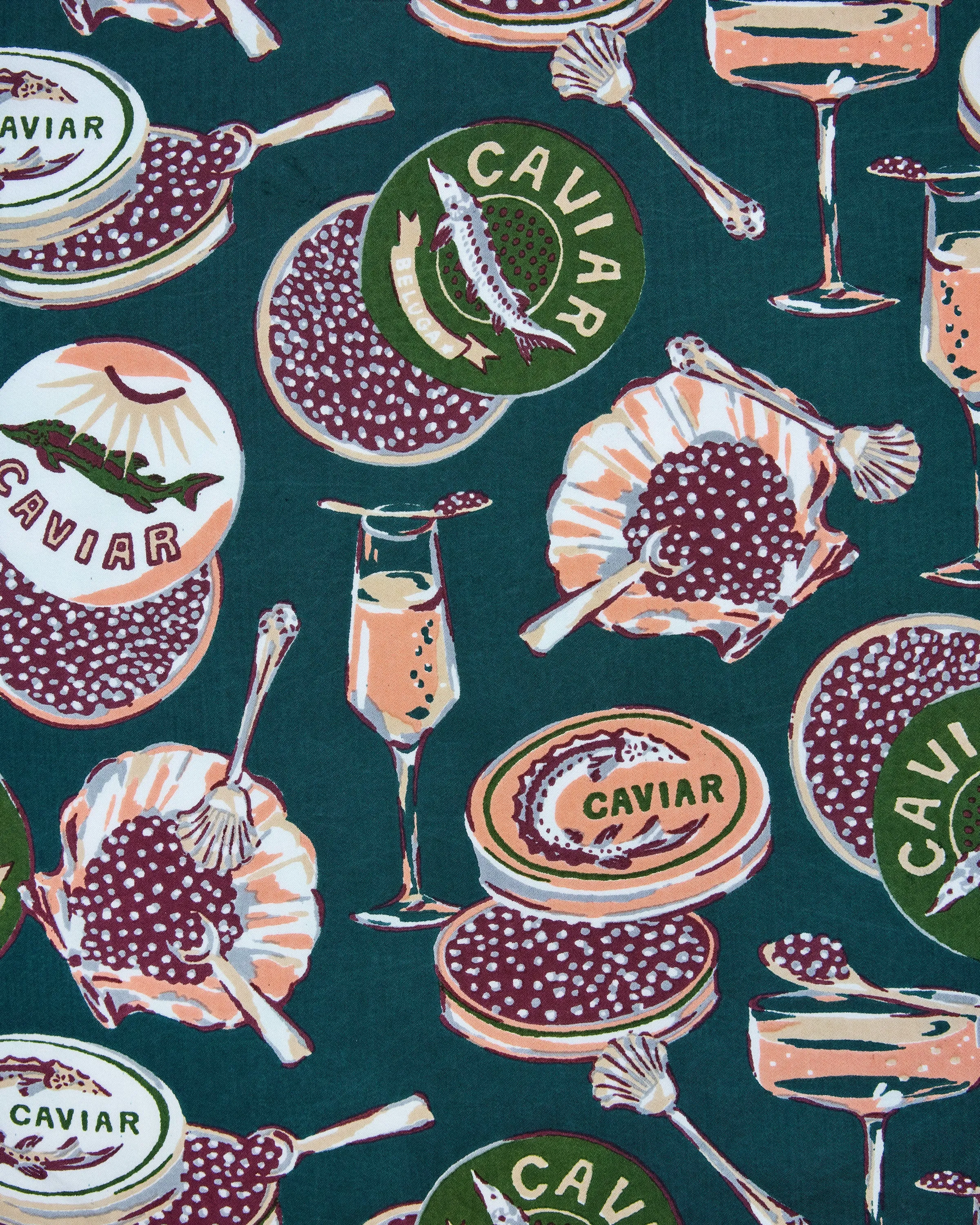 Champagne & Caviar - Oven Mitt - Peacock Feather sold by Printfresh product image thumbnail 3