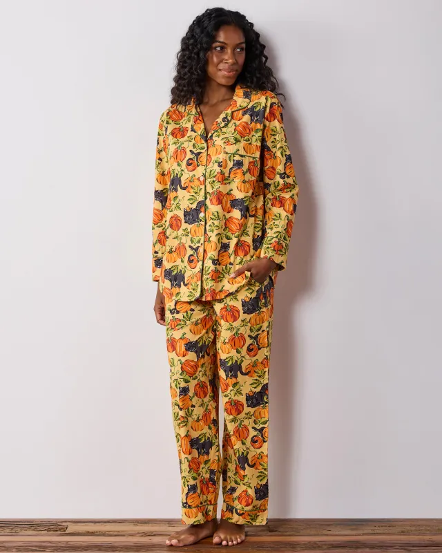 Pumpkin Prowl - Tall Long PJ Set - Salted Caramel made by Printfresh