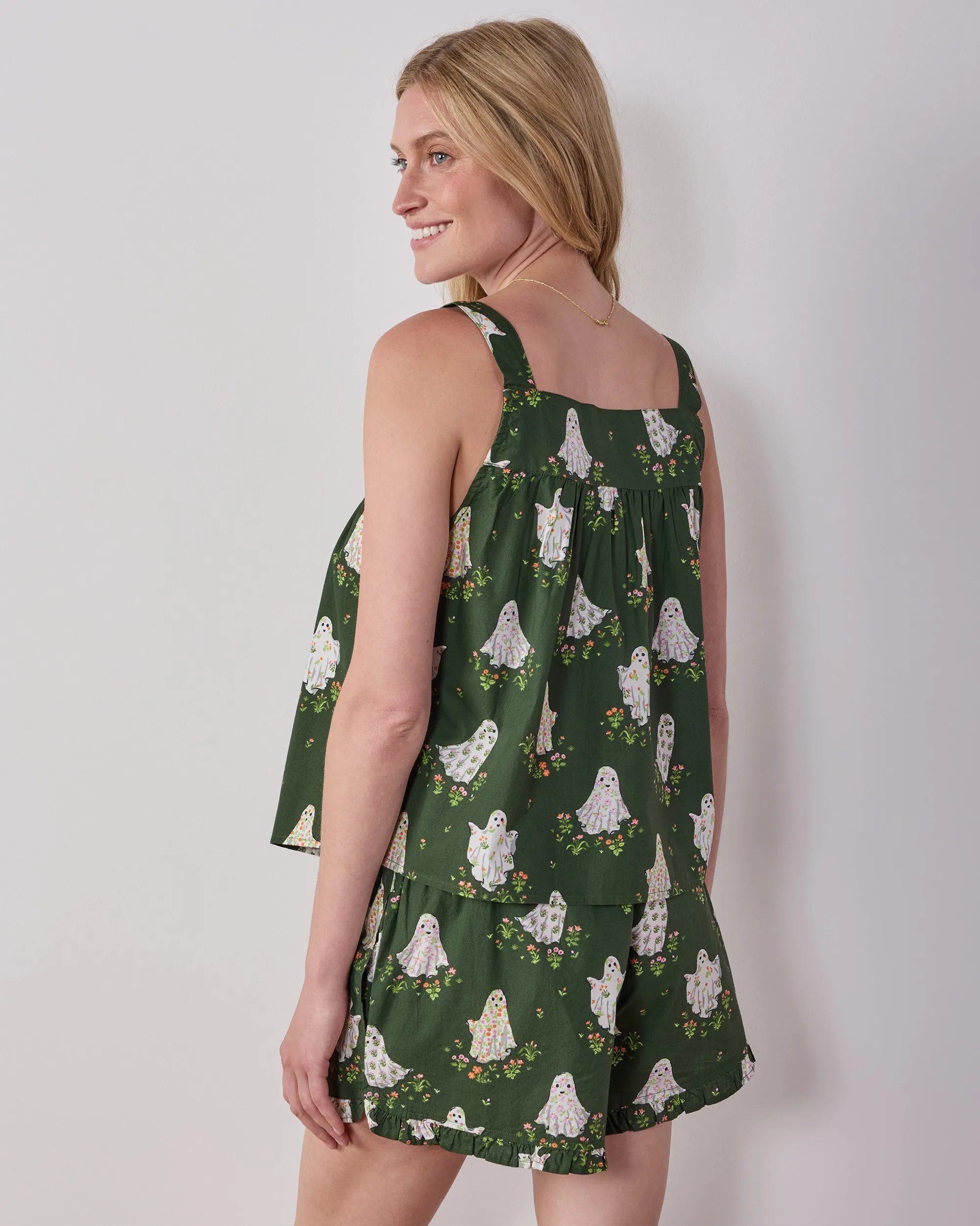 Gardening Ghosts - Back to Bed Short Set - Overgrown Moss sold by Printfresh product image thumbnail 4
