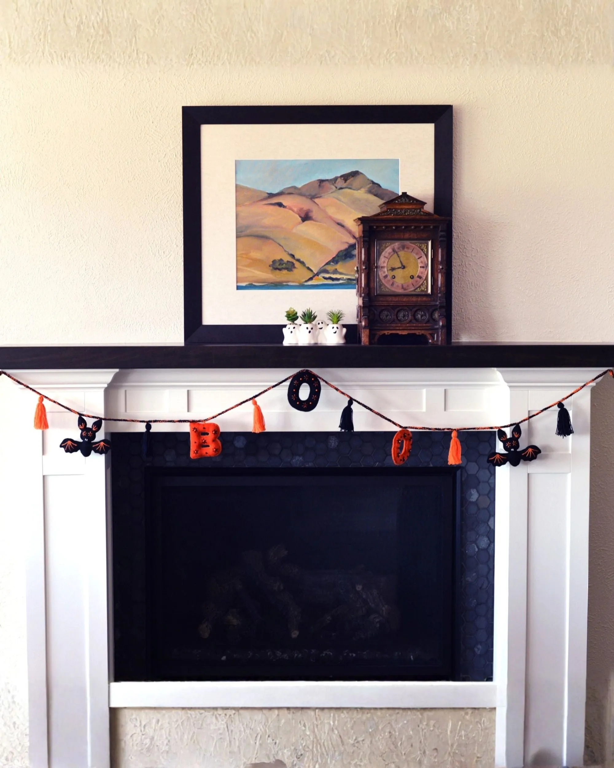 Orange/Black Combo - Boo Halloween Garland - Melange Collection sold by Printfresh product image thumbnail 2