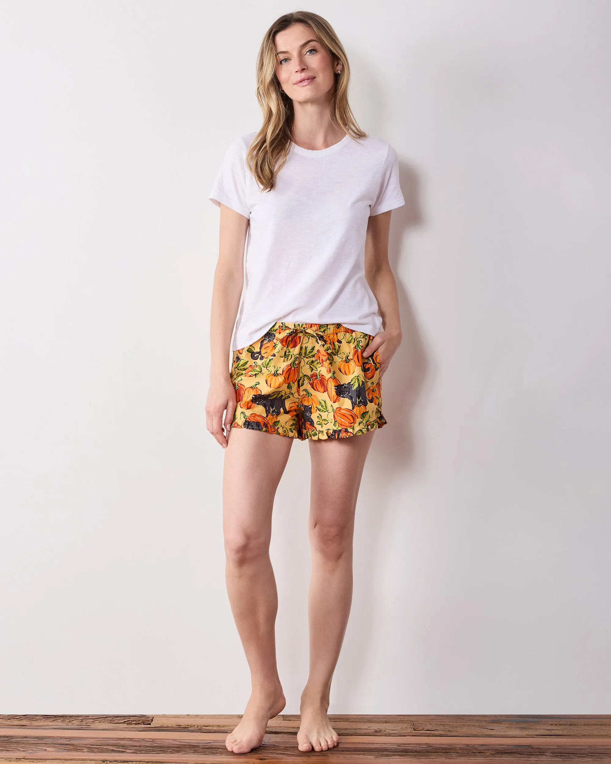 Pumpkin Prowl - Ruffle Shorts & Go To Tote Bundle - Salted Caramel sold by Printfresh product image thumbnail 4