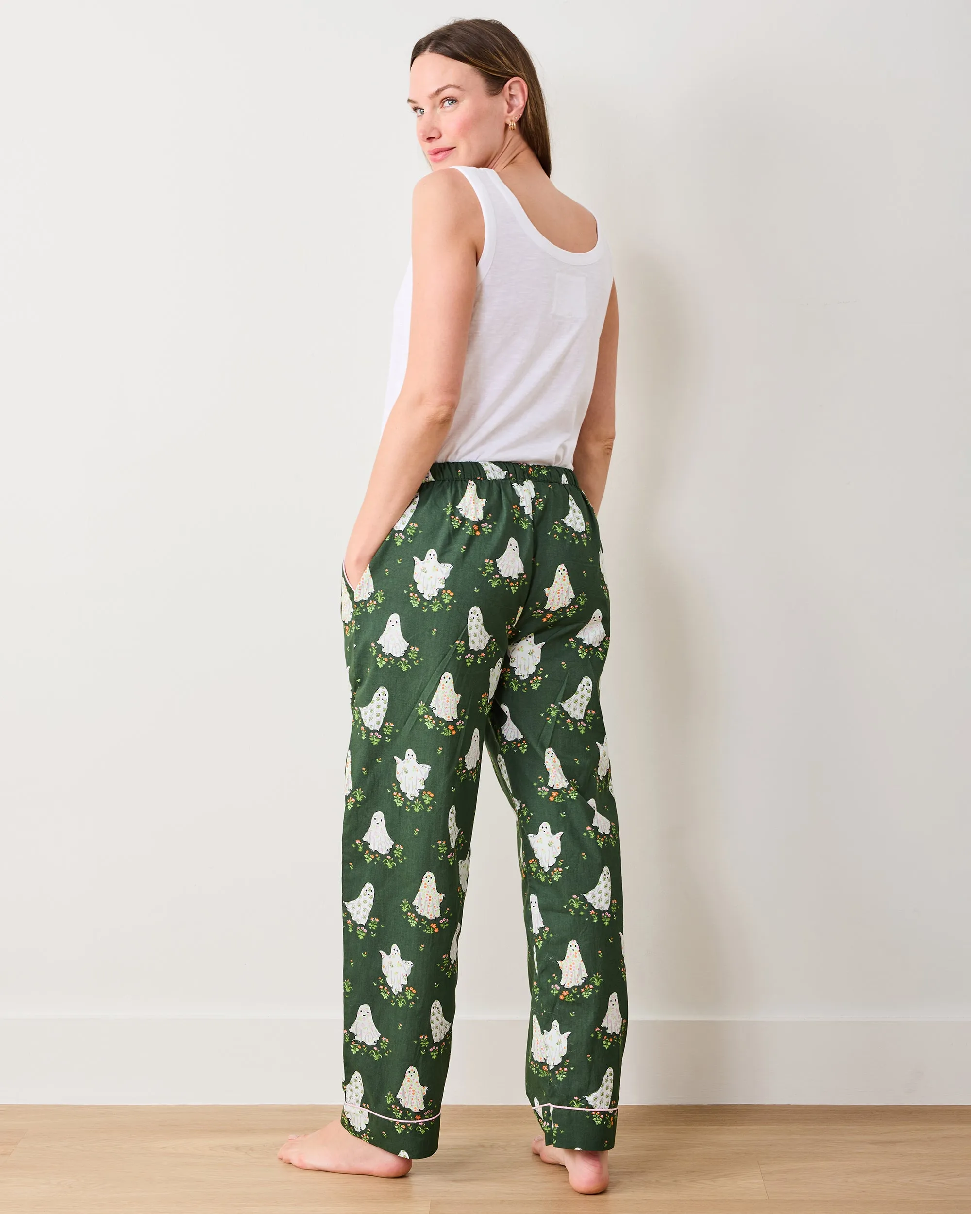Gardening Ghosts - Long PJ Pants & Esme Tank Bundle - Overgrown Moss sold by Printfresh product image thumbnail 5