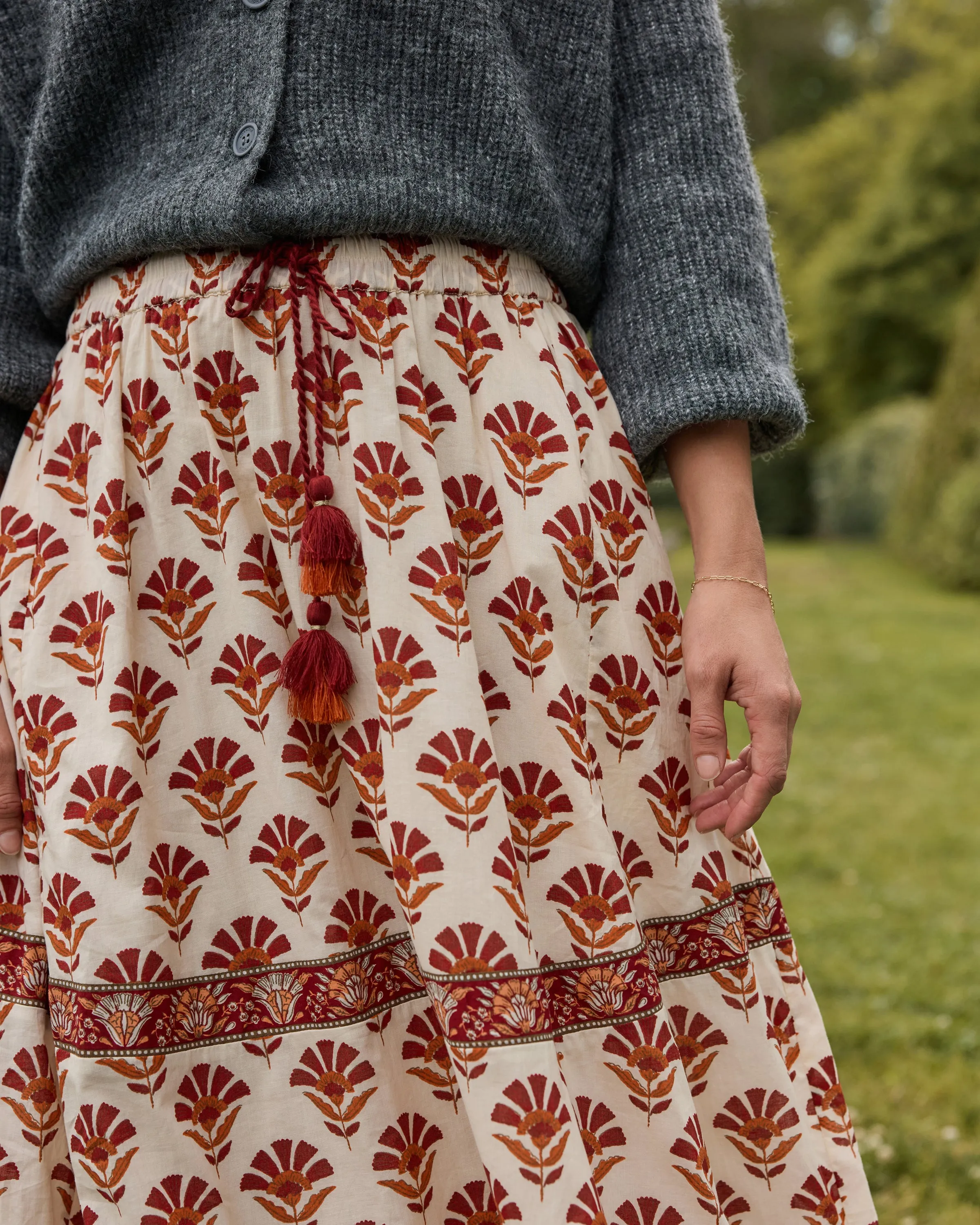 Sierra Bloom - Carry On Skirt - Fawn sold by Printfresh product image thumbnail 5