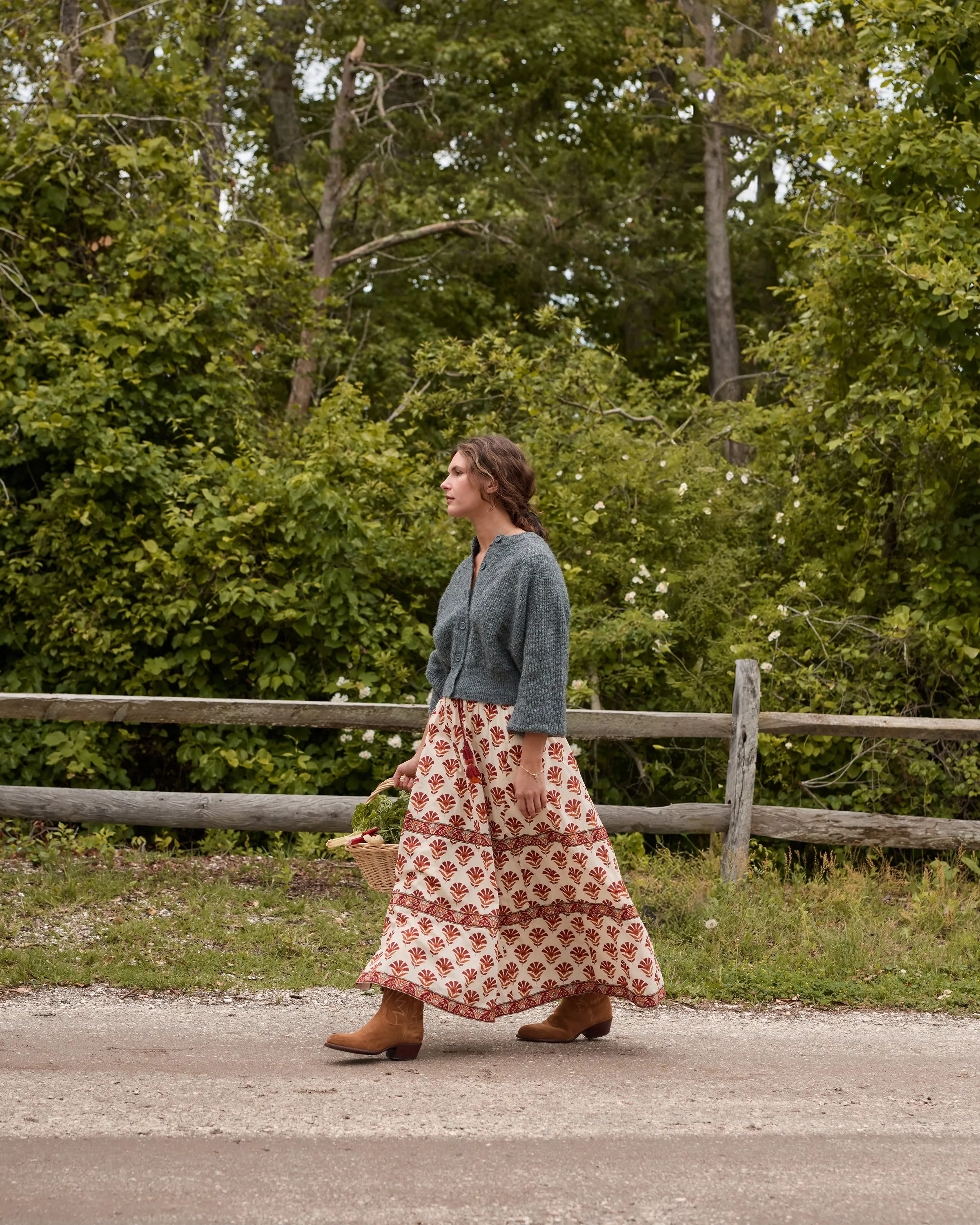 Sierra Bloom - Carry On Skirt - Fawn sold by Printfresh product image thumbnail 3