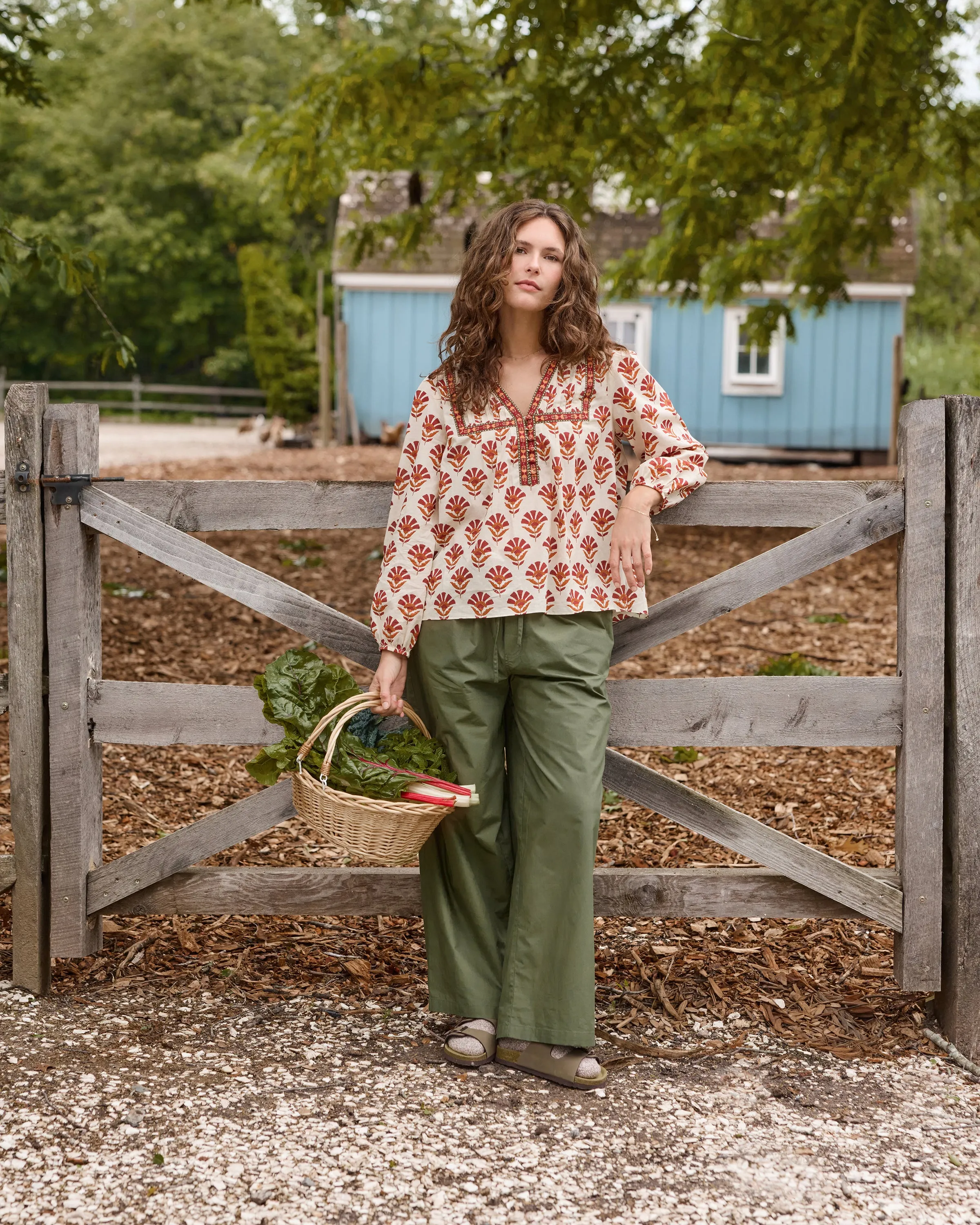 Sierra Bloom - Harmony Blouse - Fawn sold by Printfresh product image thumbnail 2