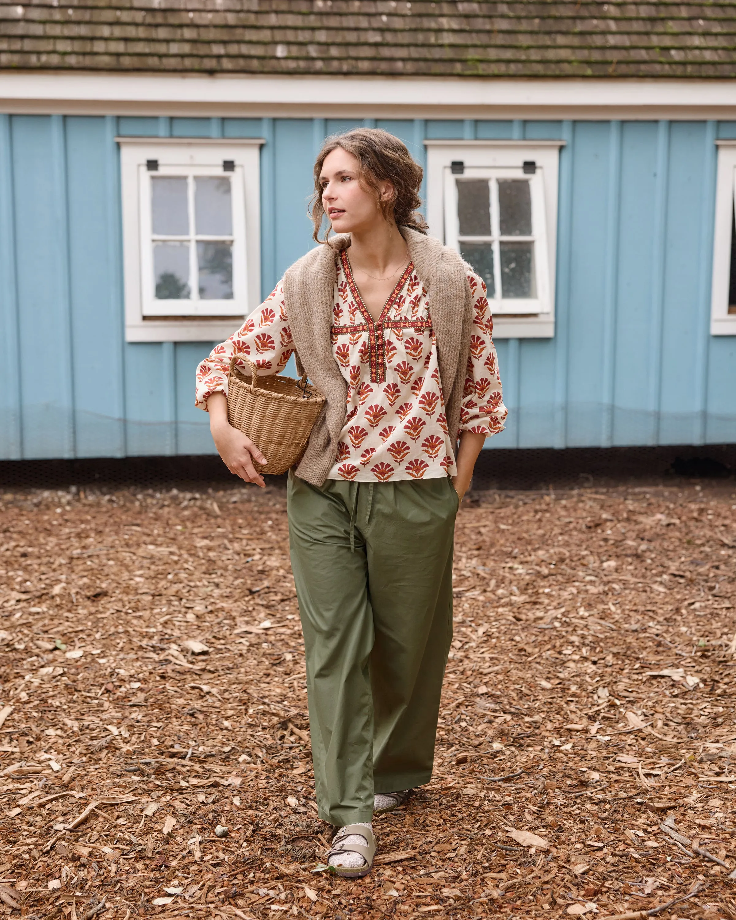 Sierra Bloom - Harmony Blouse - Fawn sold by Printfresh product image thumbnail 5