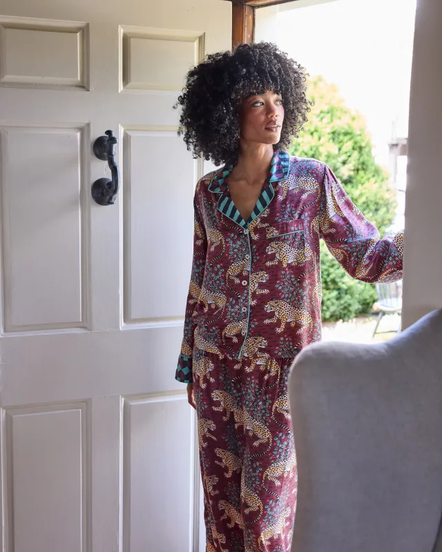 Bagheera - Petite Eco Satin Soho Set - Raisin made by Printfresh