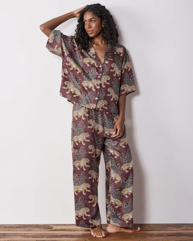 Bagheera - Eco Satin Wildest Dreams Set - Raisin made by Printfresh