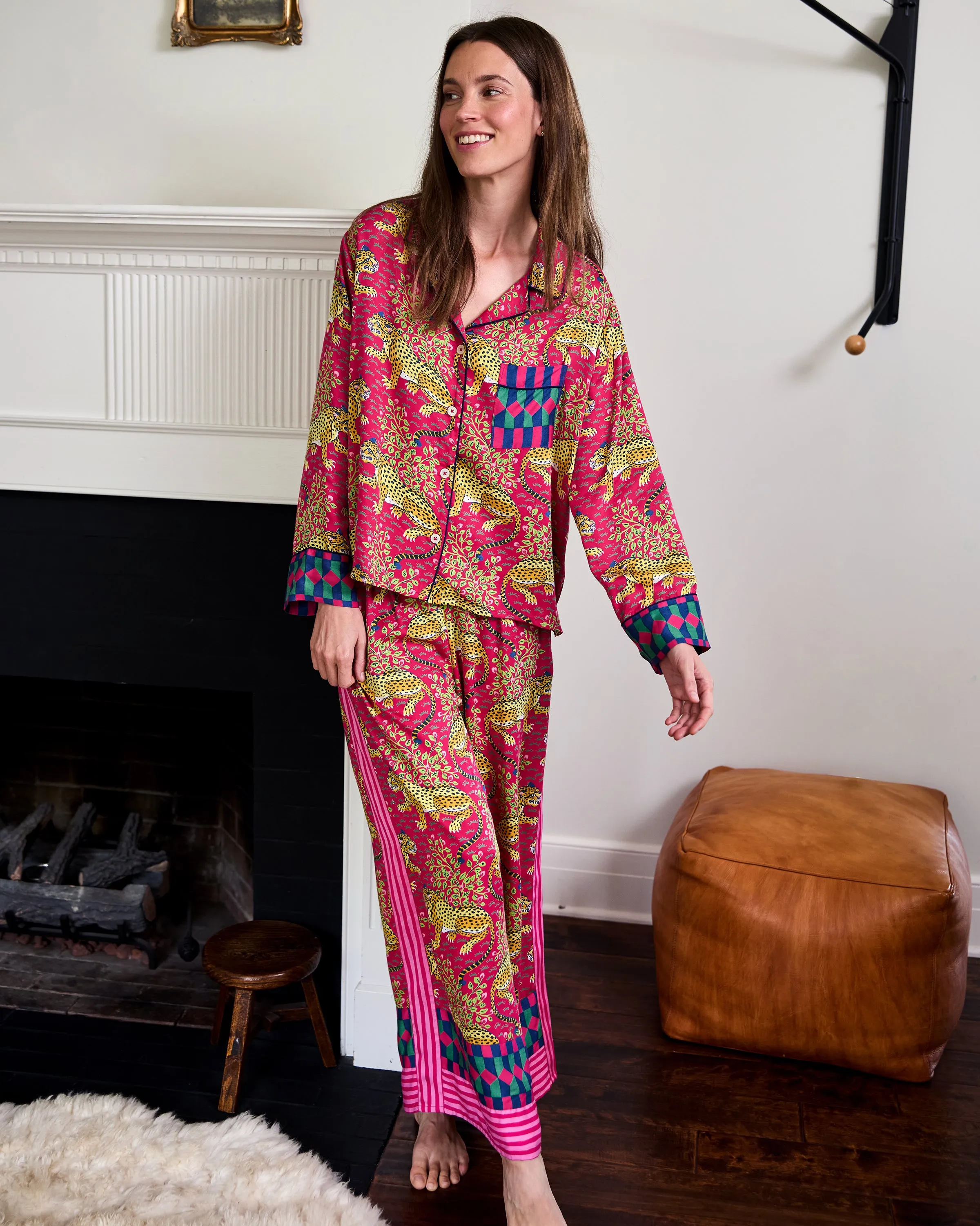 Bagheera - Eco Satin Rittenhouse Set - Hot Pink sold by Printfresh